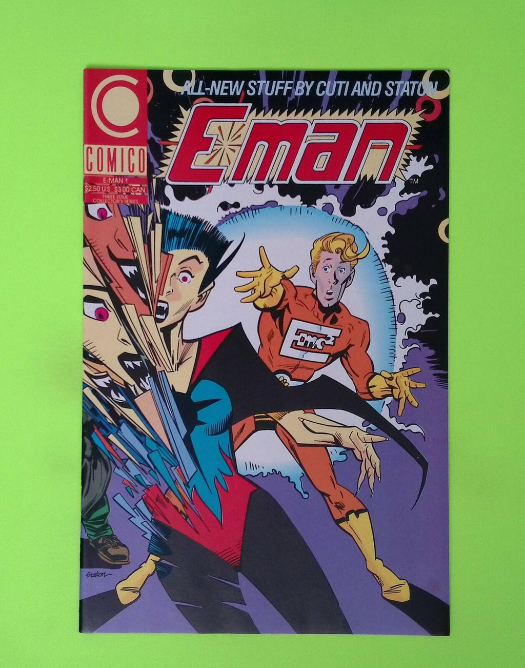 E-Man #1 Vol. 4 1990 Comico Comics 8.0 Comic Book X90-64