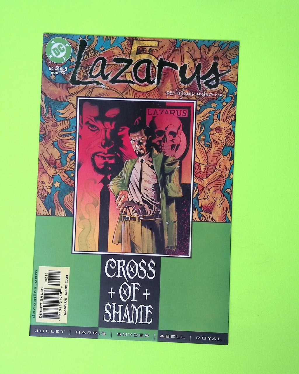 Lazarus 5 #2 2000 DC Comics High Grade Comic Book X235-45