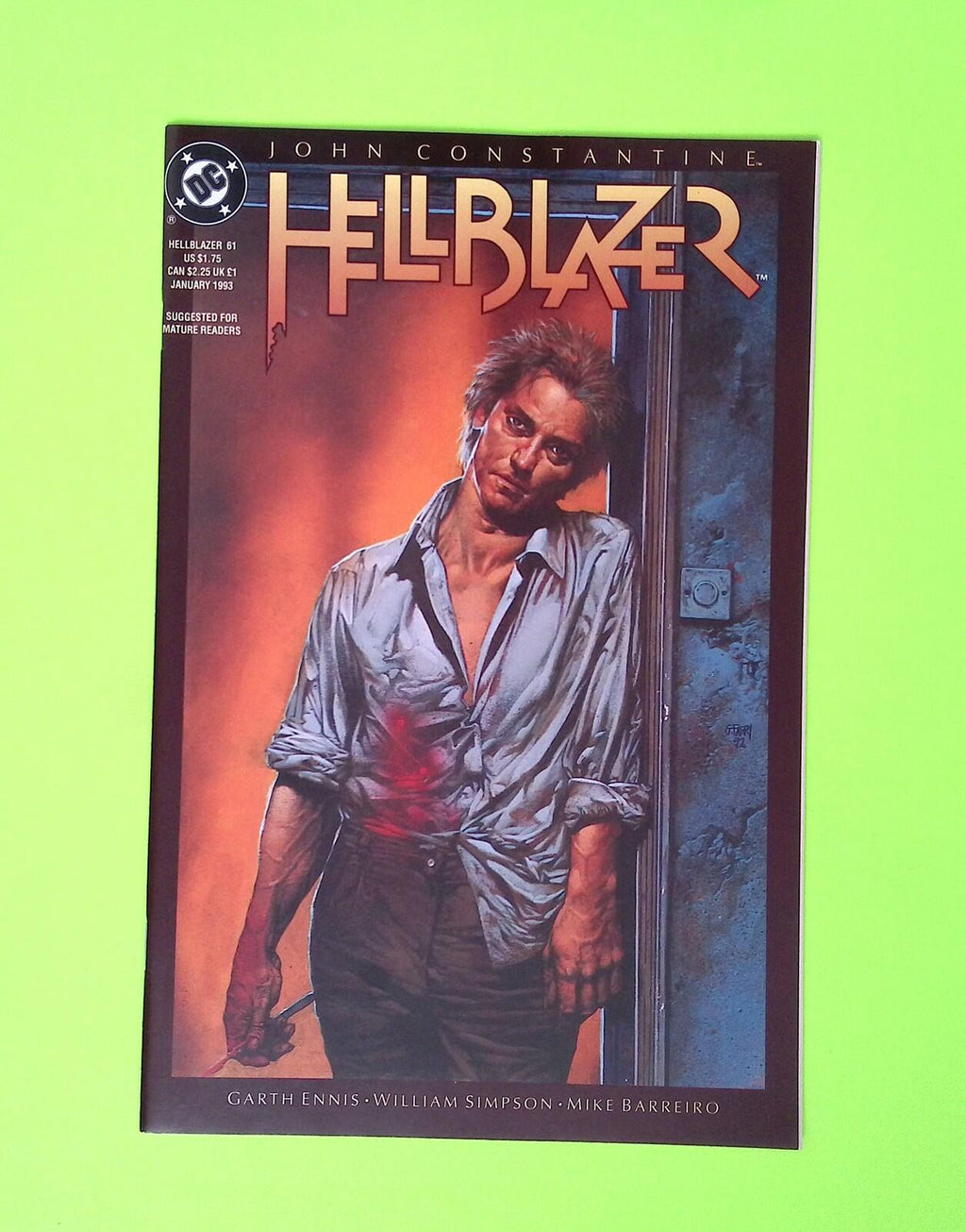 Hellblazer #61 Vol. 1 1993 Vertigo High Grade Comic Book X290-99
