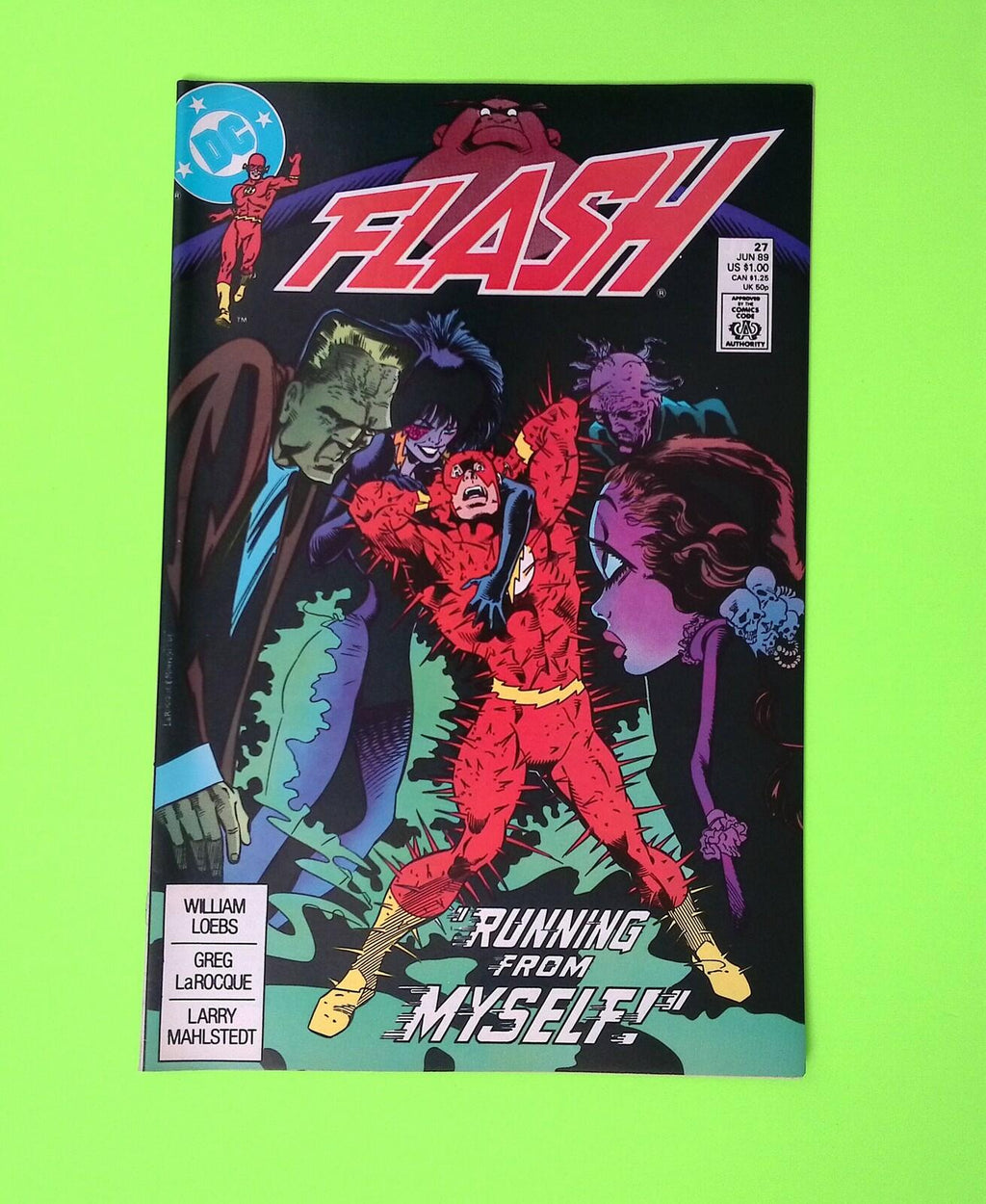 Flash #27 Vol. 2 1989 DC Comics High Grade Comic Book B32-92