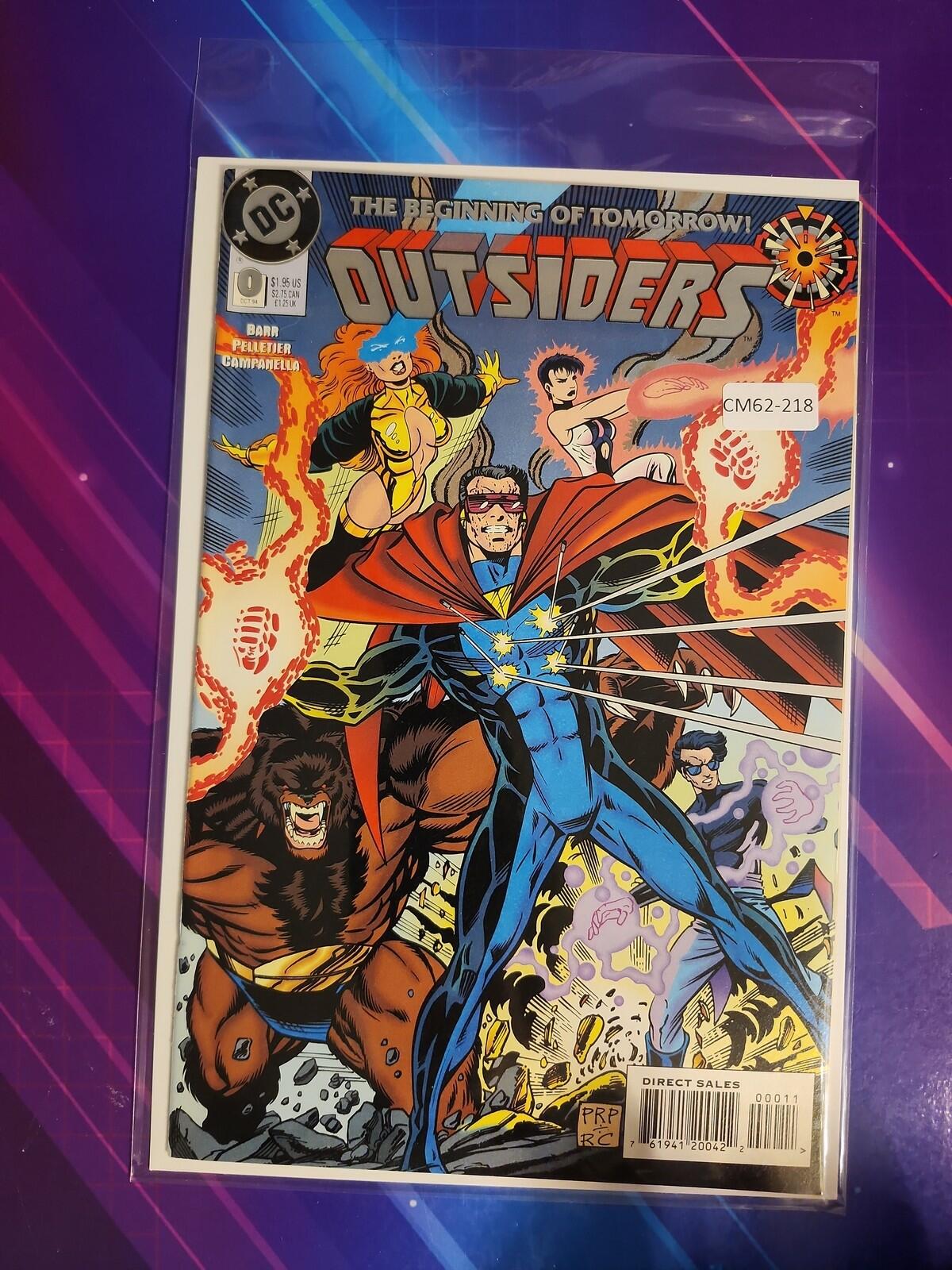 OUTSIDERS #0 VOL. 2 HIGH GRADE DC COMIC BOOK CM62-218