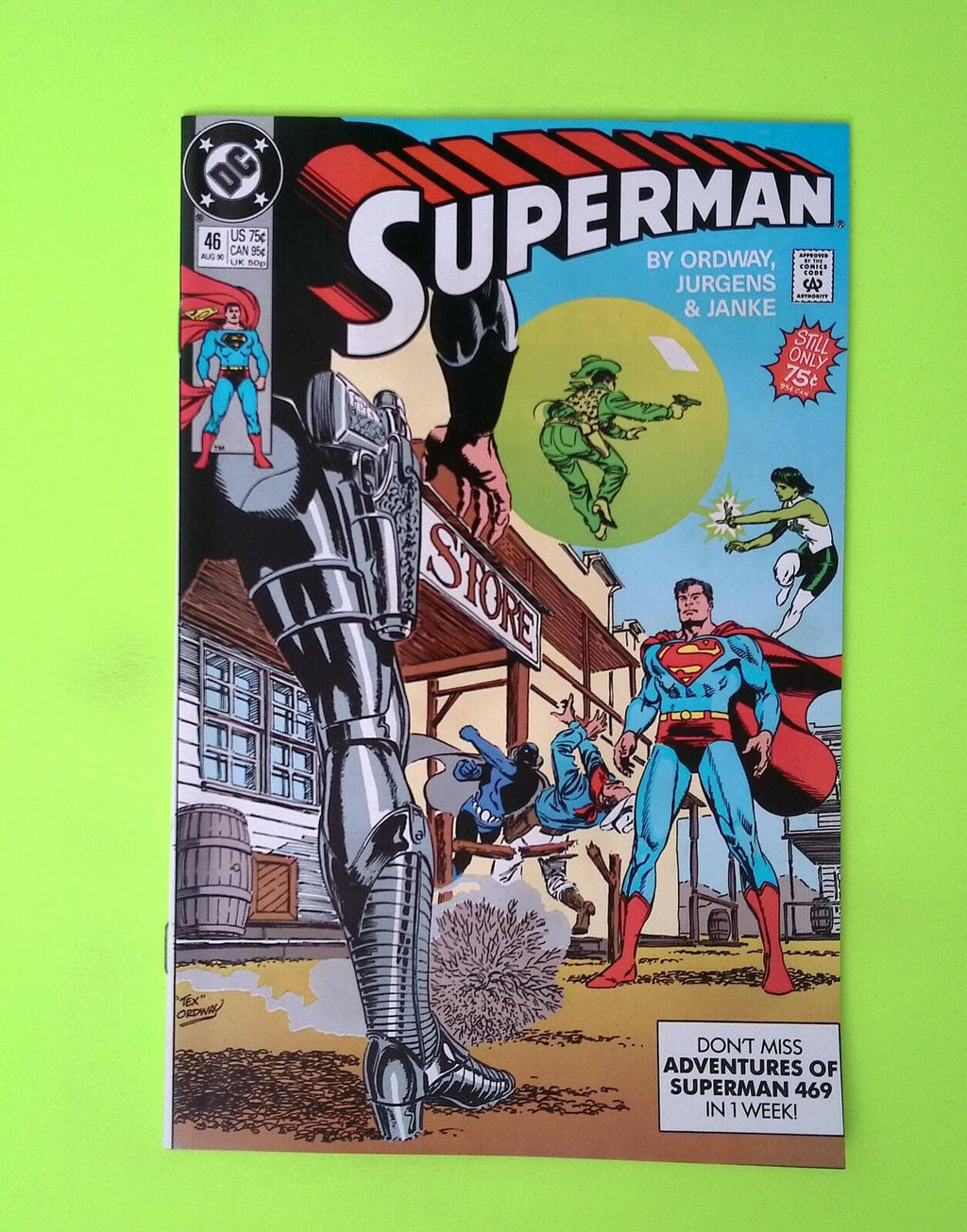 Superman #46 Vol. 2 1990 DC Comics High Grade Comic Book W293-185