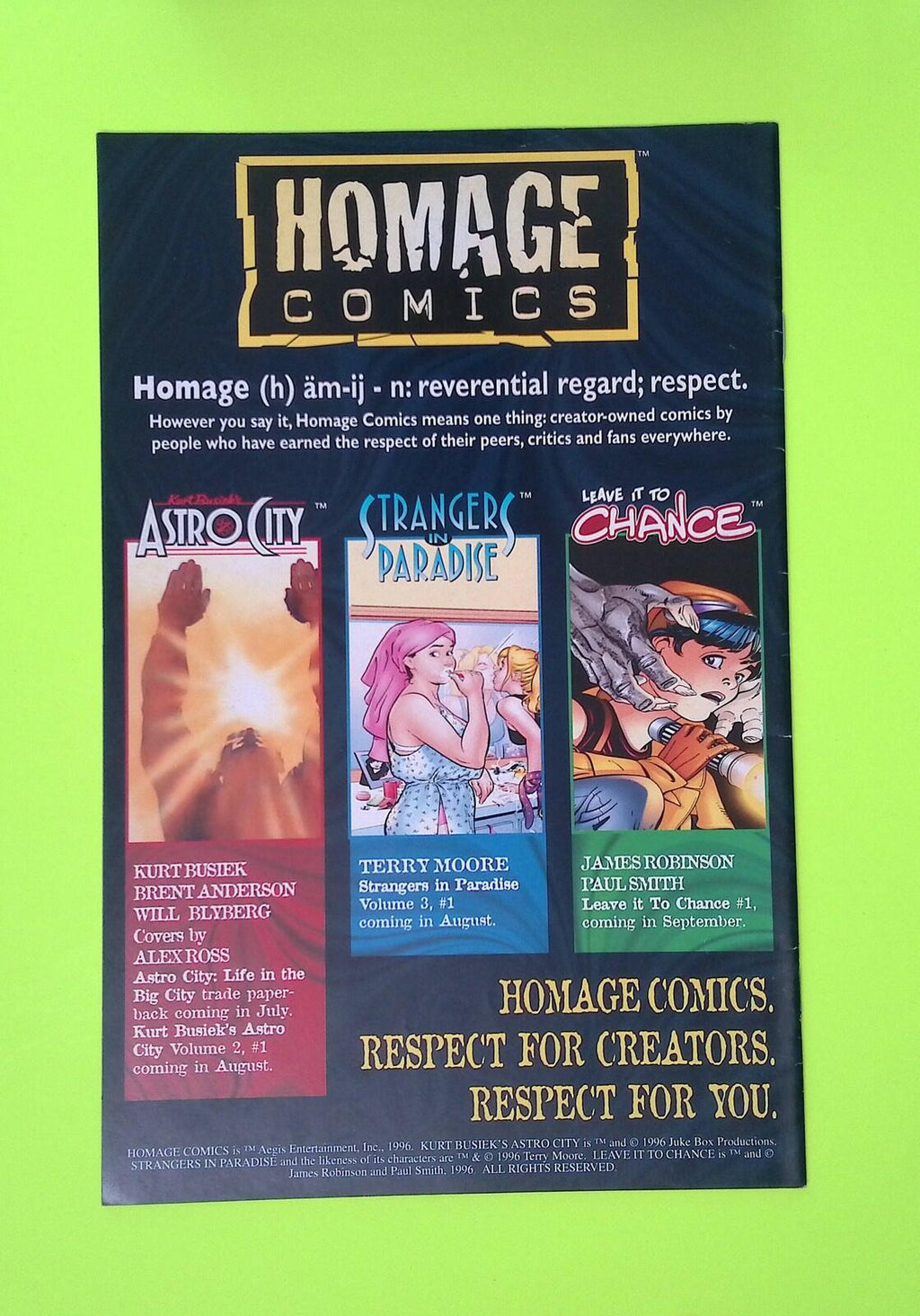 Hazard #4 1996 Image Comics 8.0 Comic Book W17-51