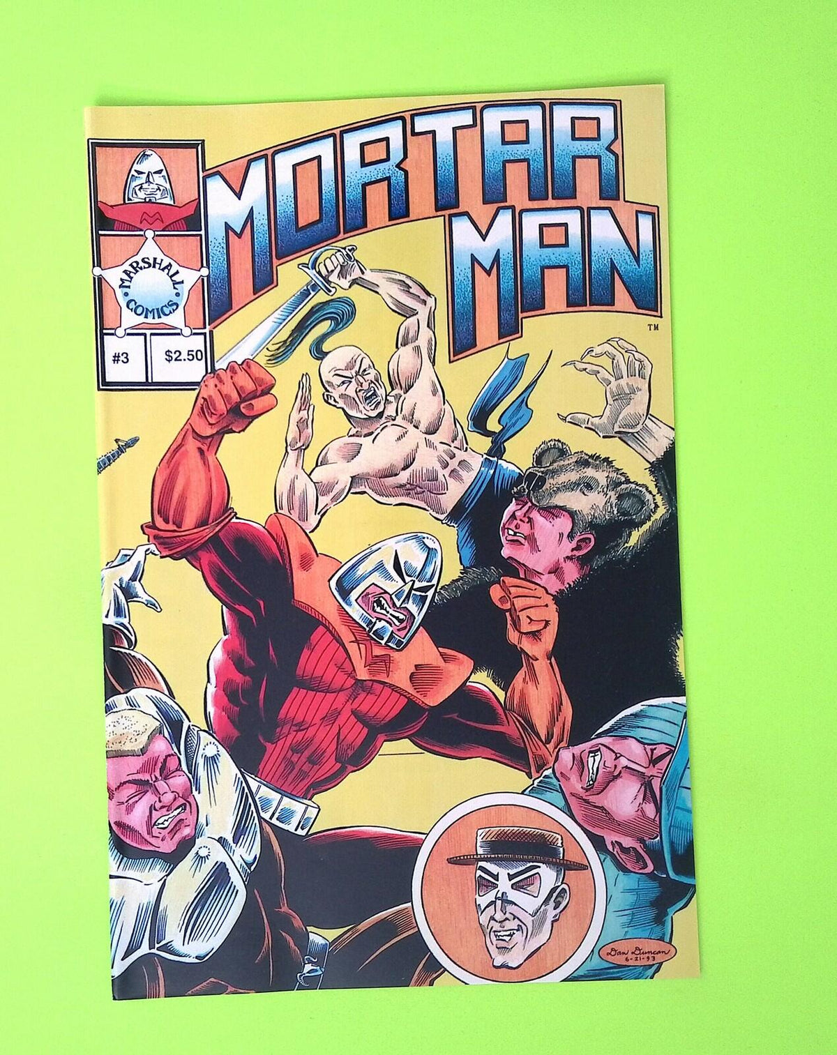 Mortar Man #3 Marshall Comics High Grade Comic Book W279-214