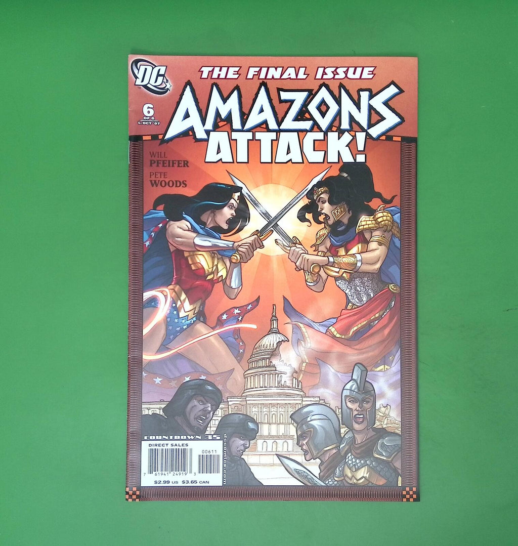 AMAZONS ATTACK #6 8.0 DC COMIC BOOK H48-146