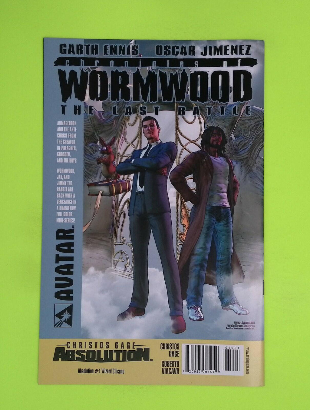 Absolution #1ccc 2009 Avatar Press Variant High Grade Comic Book J51-129