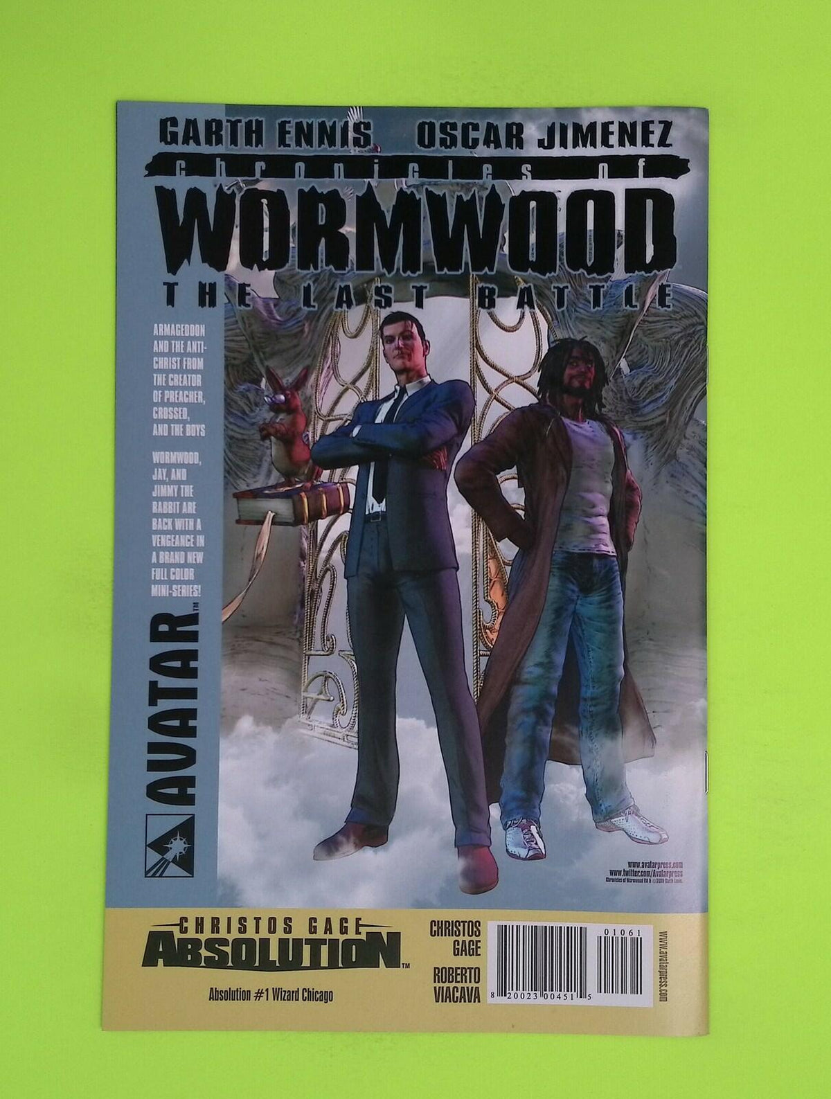 Absolution #1ccc 2009 Avatar Press Variant High Grade Comic Book J51-129