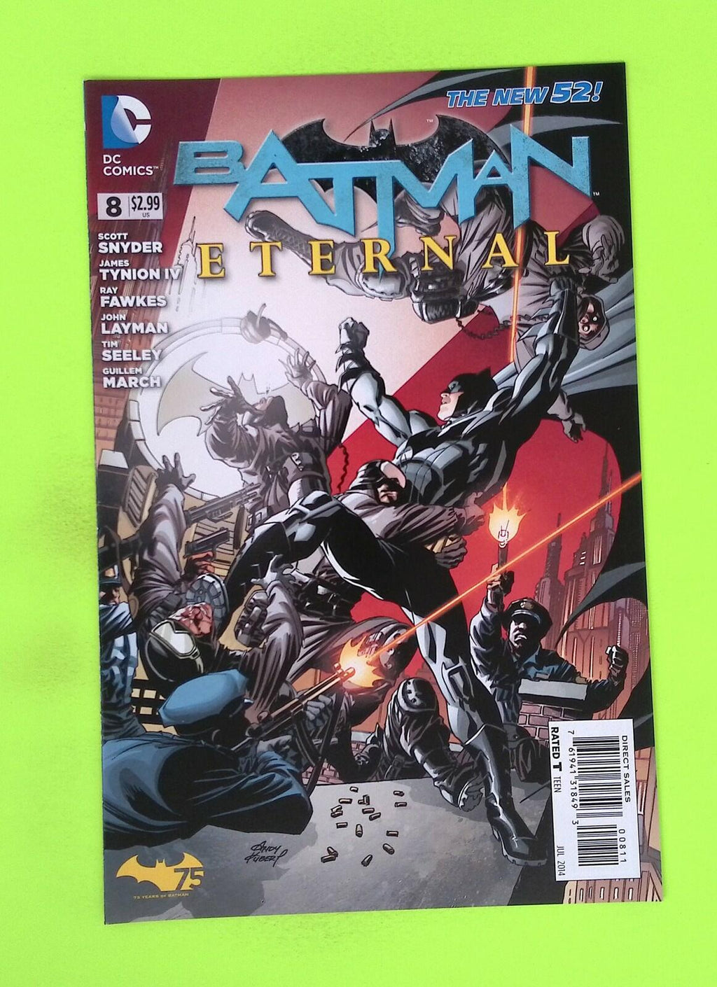 Batman Eternal #8 2014 DC Comics High Grade Comic Book M89-215