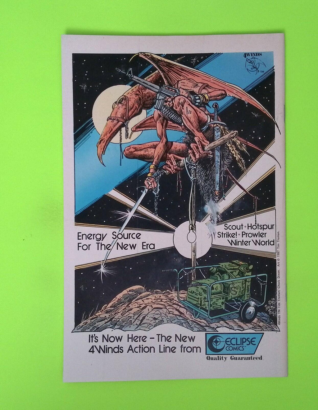 Scout #21 1987 Eclipse Comics High Grade Comic Book X43-284