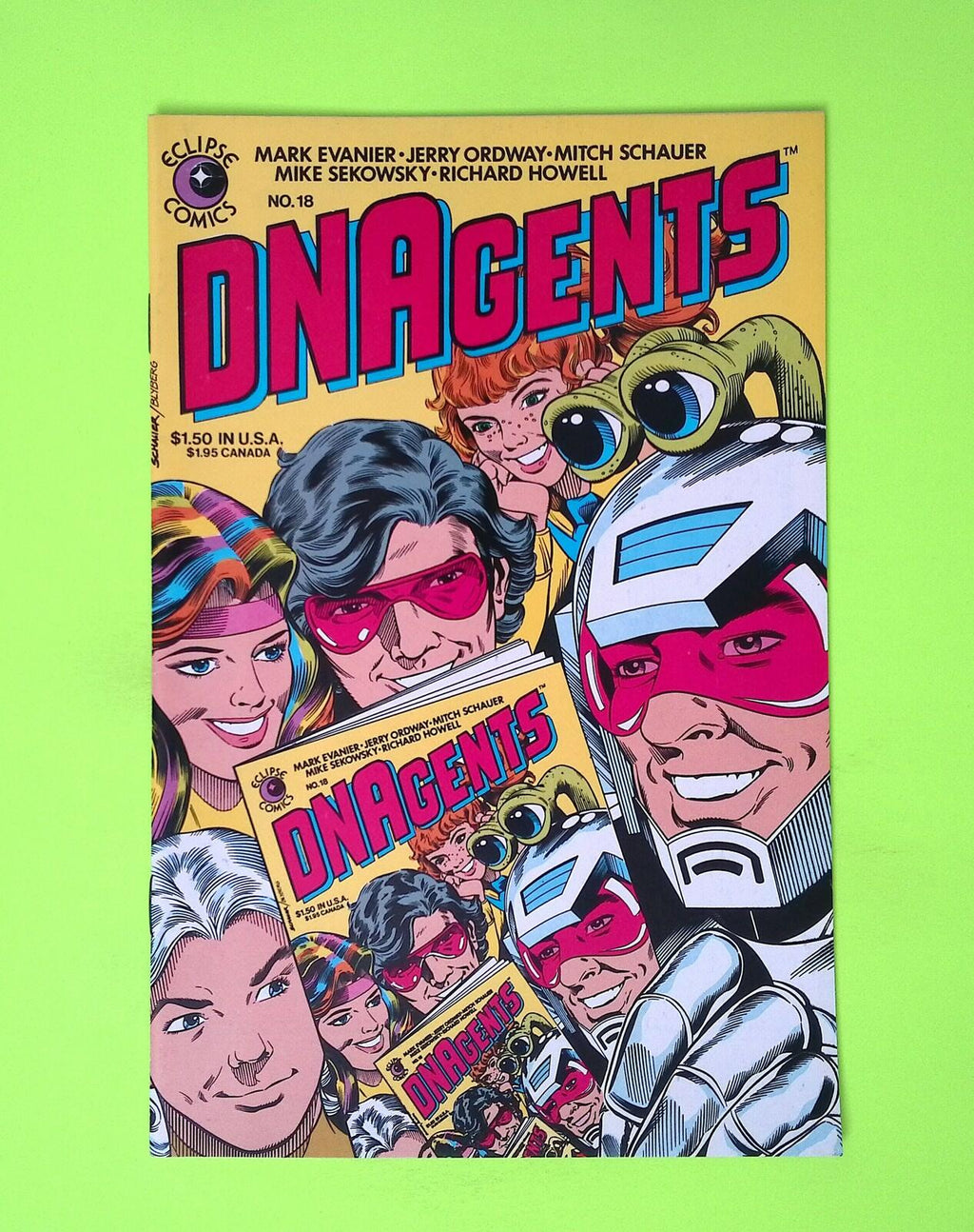 DNAgents #18 Vol. 1 Eclipse Comics High Grade Comic Book X107-12