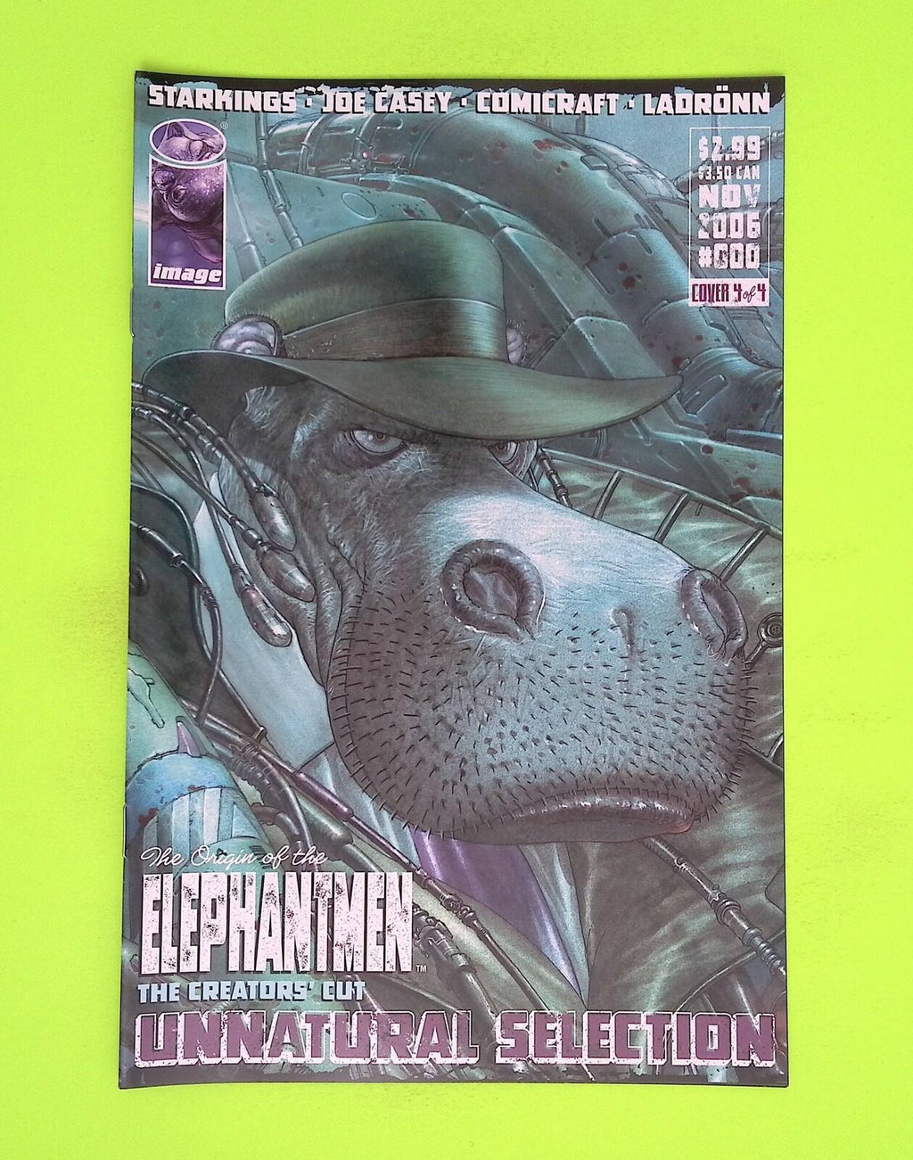 Elephantmen #0d Image Comics Variant High Grade Comic Book W4-107