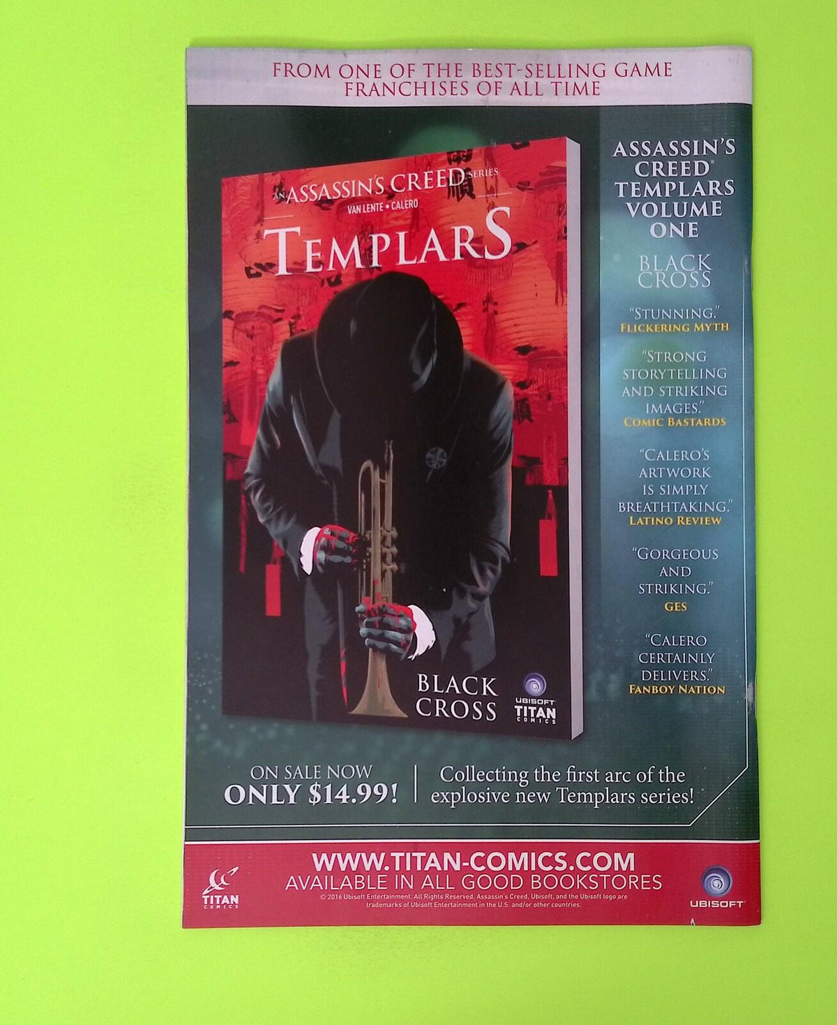 The Assignment #1e Titan Comics Variant High Grade Comic Book W51-170
