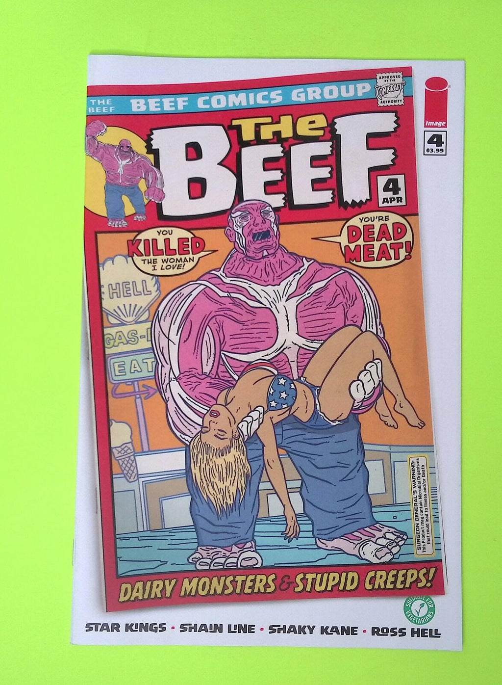Beef #4 2018 Image Comics High Grade Comic Book W31-86