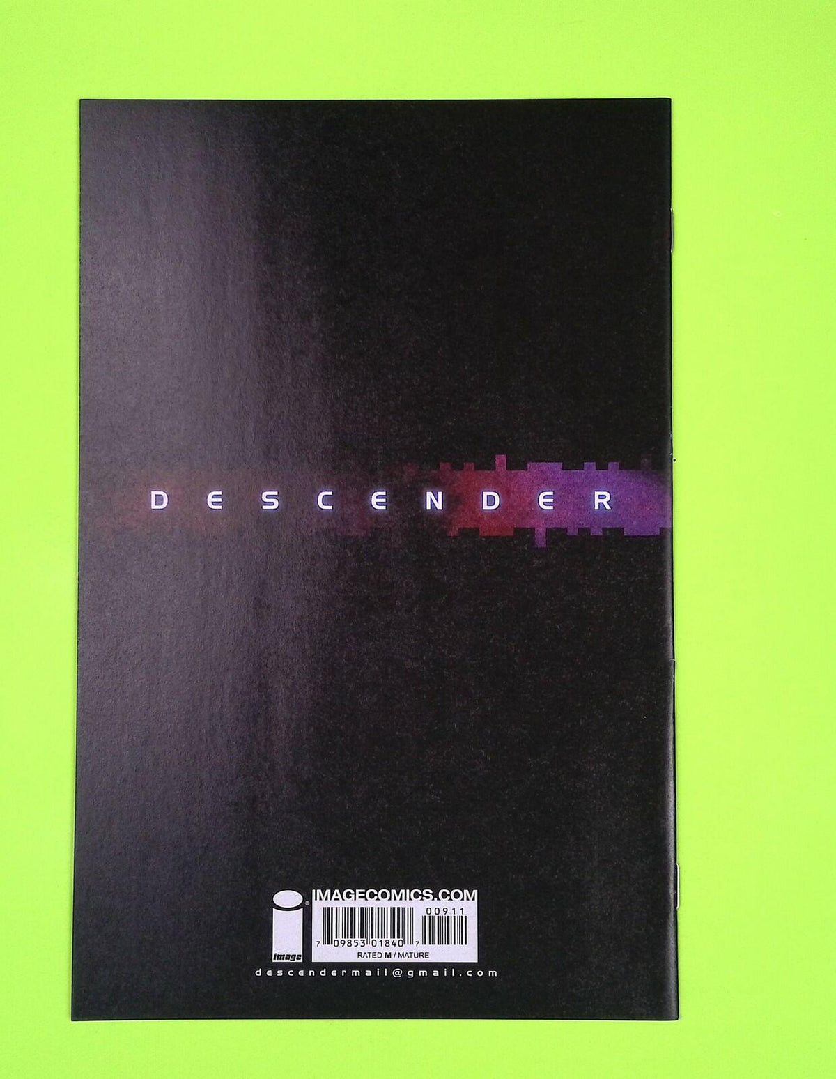 Descender #9 2016 Image Comics High Grade Comic Book J87-102