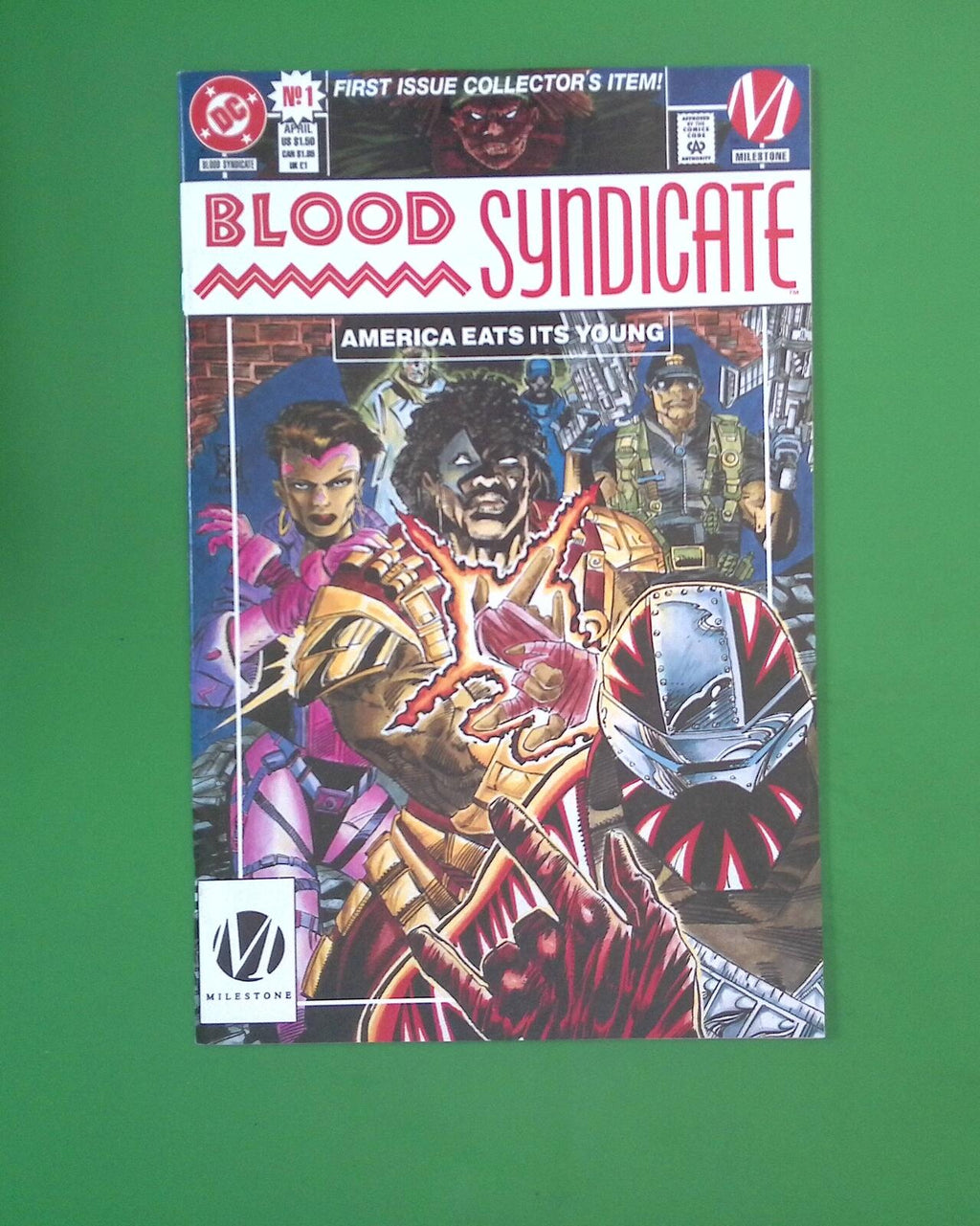 BLOOD SYNDICATE #1C HIGH GRADE VARIANT MILESTONE COMIC BOOK TS79-58