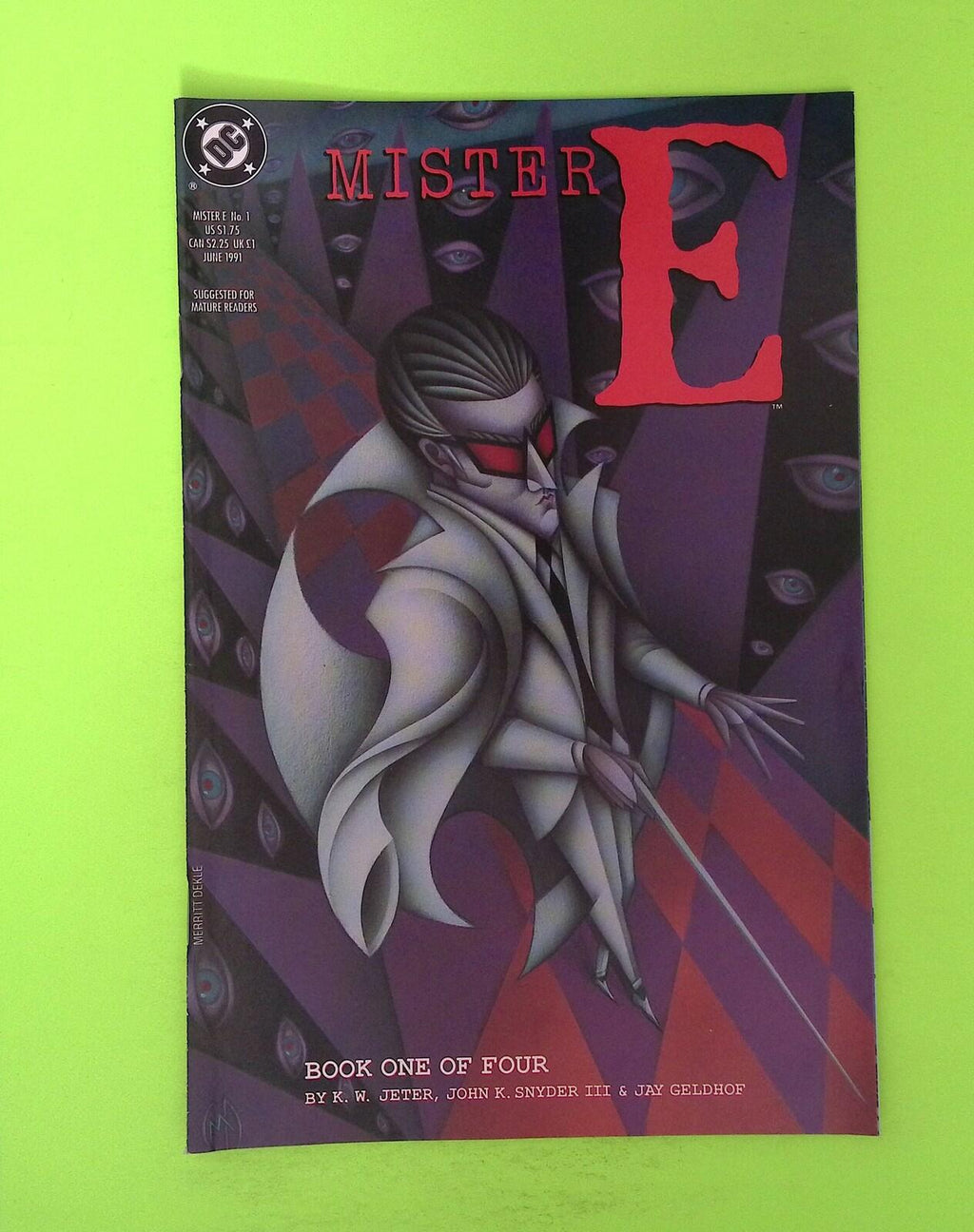 Mister E #1 1991 DC Comics 8.0 Comic Book X84-3