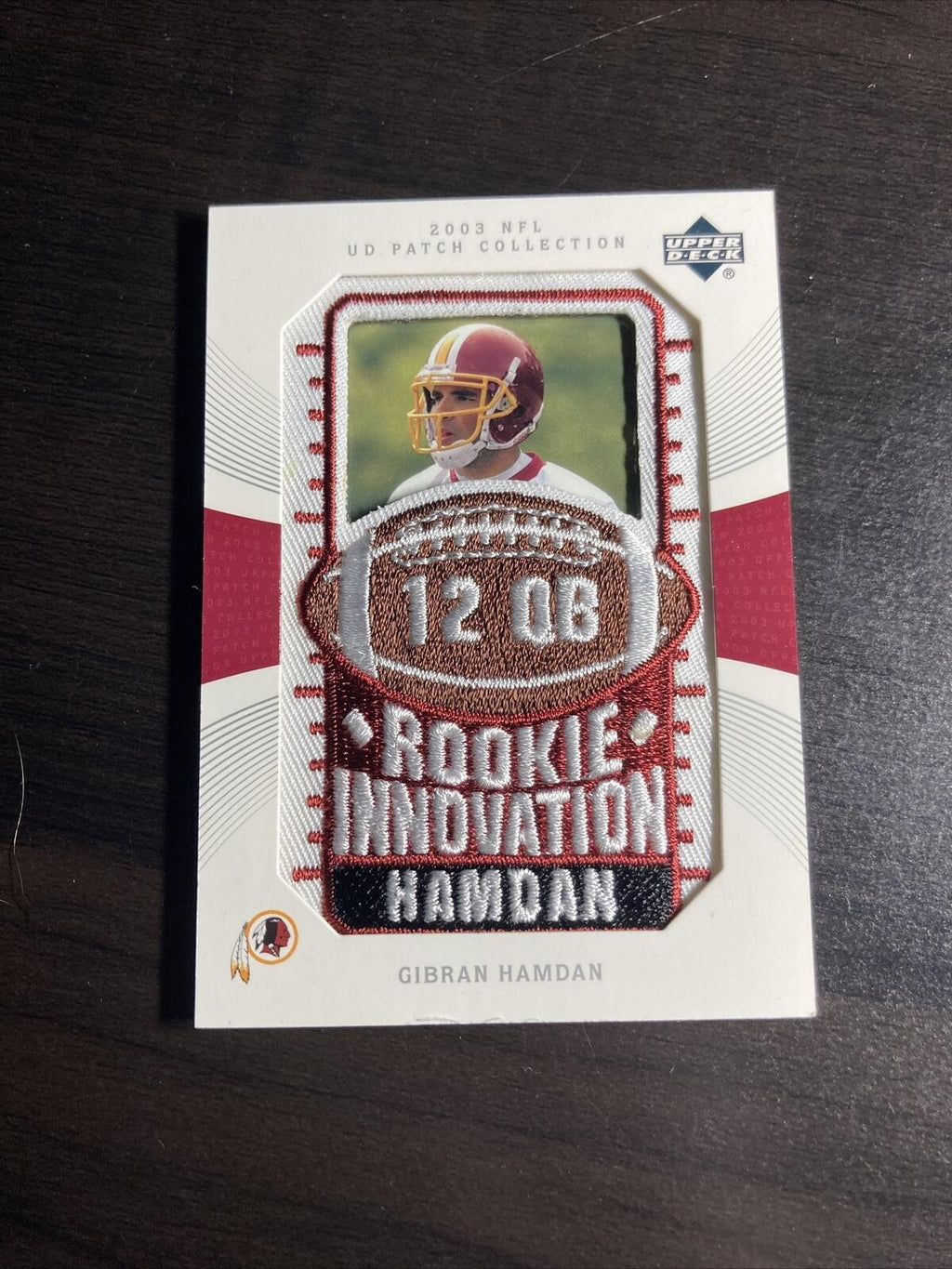 Gibran Hamdan UD PATCH COLLECTION 2003 NFL ROOKIE T2-232