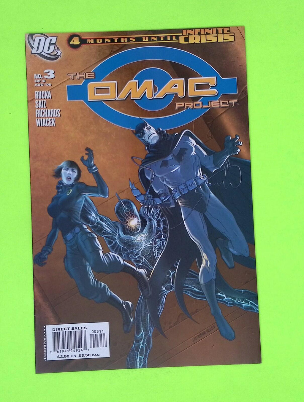 Omac Project #3 2005 DC Comics High Grade Comic Book R27-21