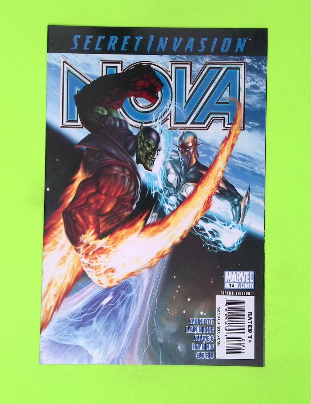 Nova #16 Vol. 4 2008 Marvel Comics 8.0 Comic Book W167-52
