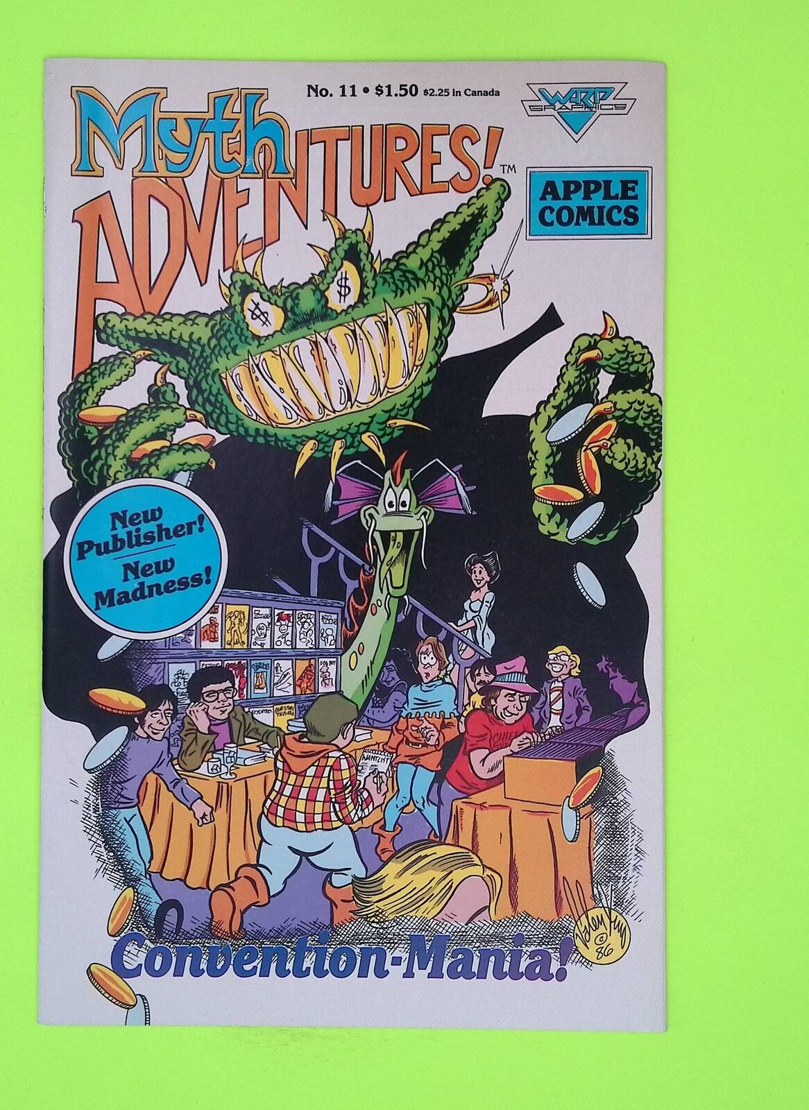 Myth Adventures #11 Warp Graphics High Grade Comic Book L59-8