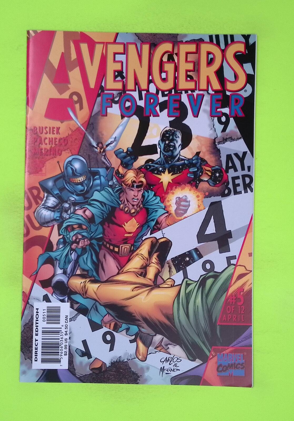 Avengers Forever #5 Vol. 1 1999 Marvel Comics 1st App Mid Grade K23-192