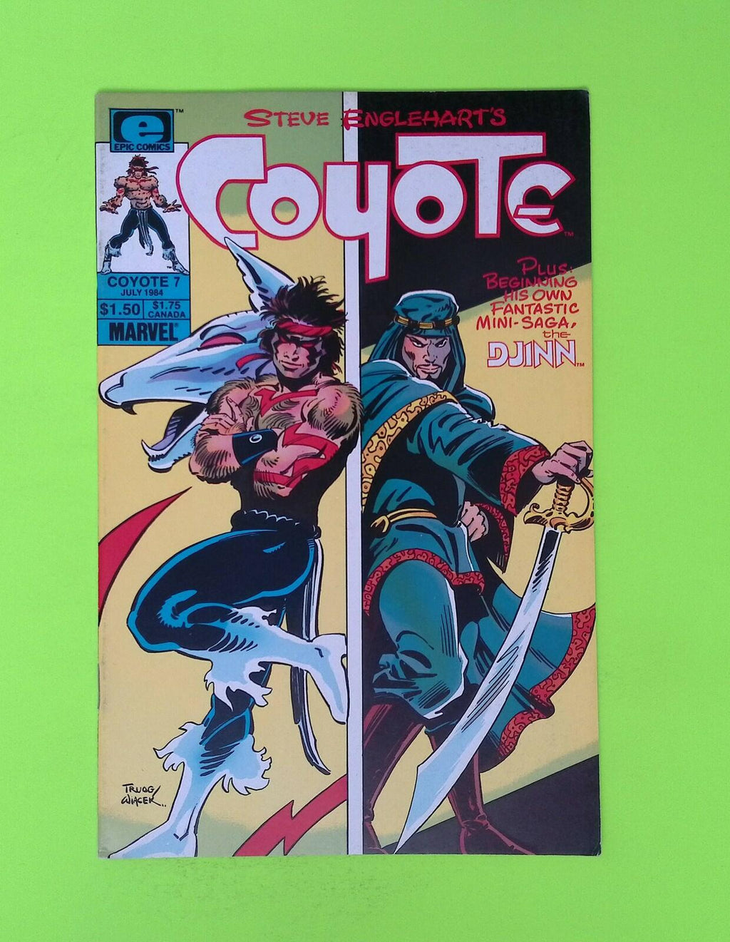 Coyote #7 1984 Epic Comics High Grade Comic Book X153-230