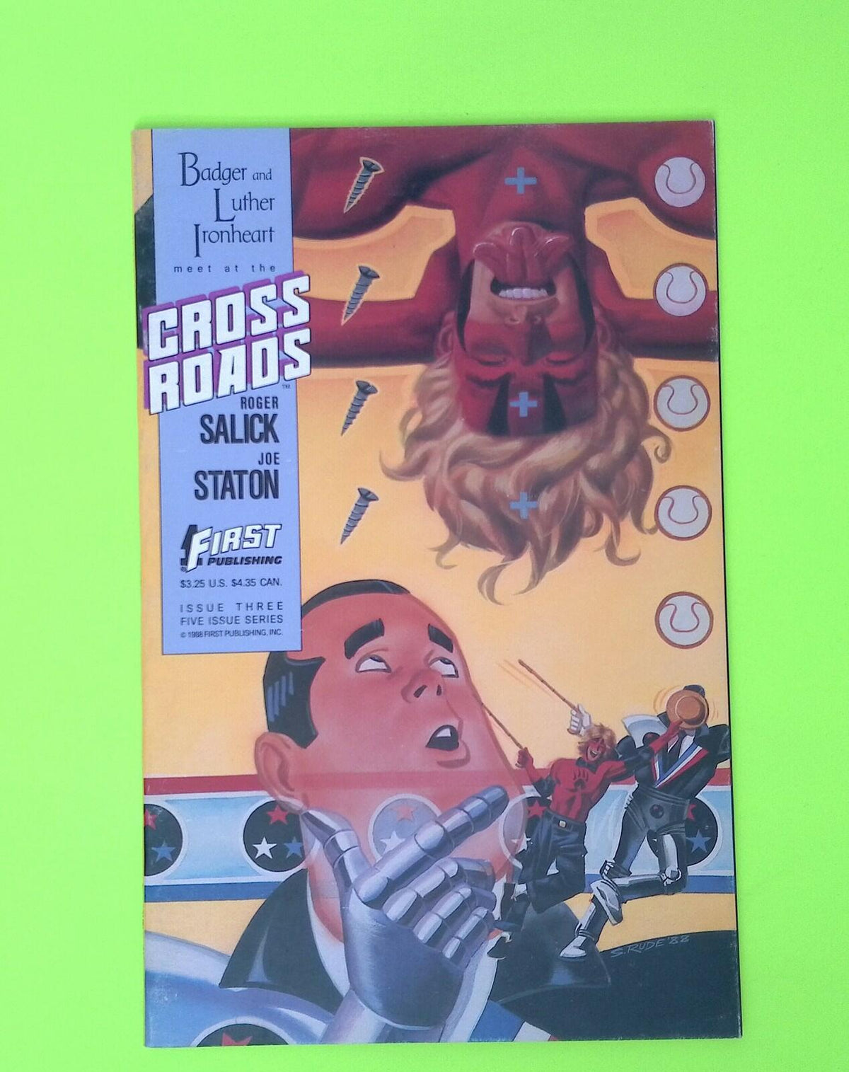 Cross Roads #3 1988 First Comics 8.0 Comic Book W164-162