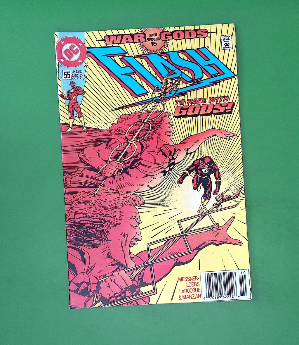 FLASH #55 VOL. 2 7.0 DC COMIC BOOK H38-63