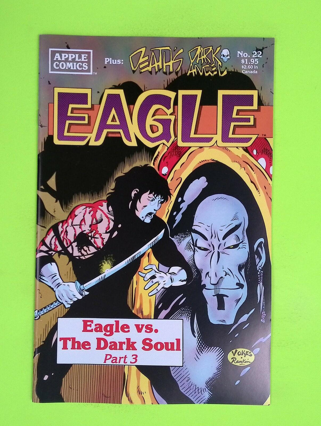 Eagle #22 Vol. 4 1989 Apple Comics High Grade Comic Book J45-76