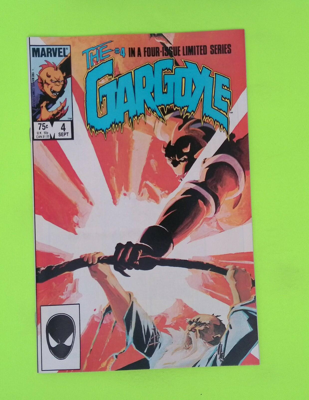 Gargoyle #4 1985 Marvel Comics High Grade Comic Book W121-252