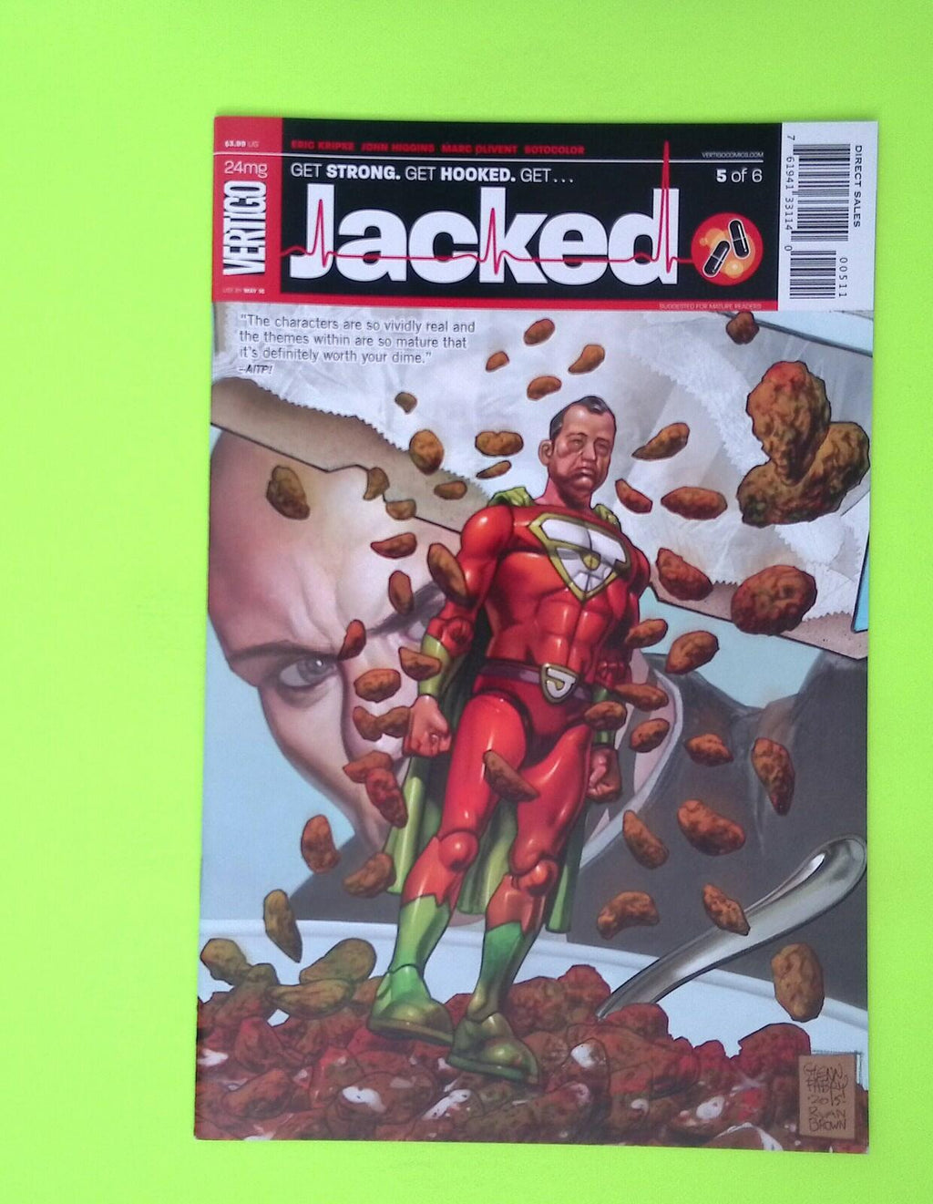 Jacked #5 2016 Vertigo High Grade Comic Book W247-105