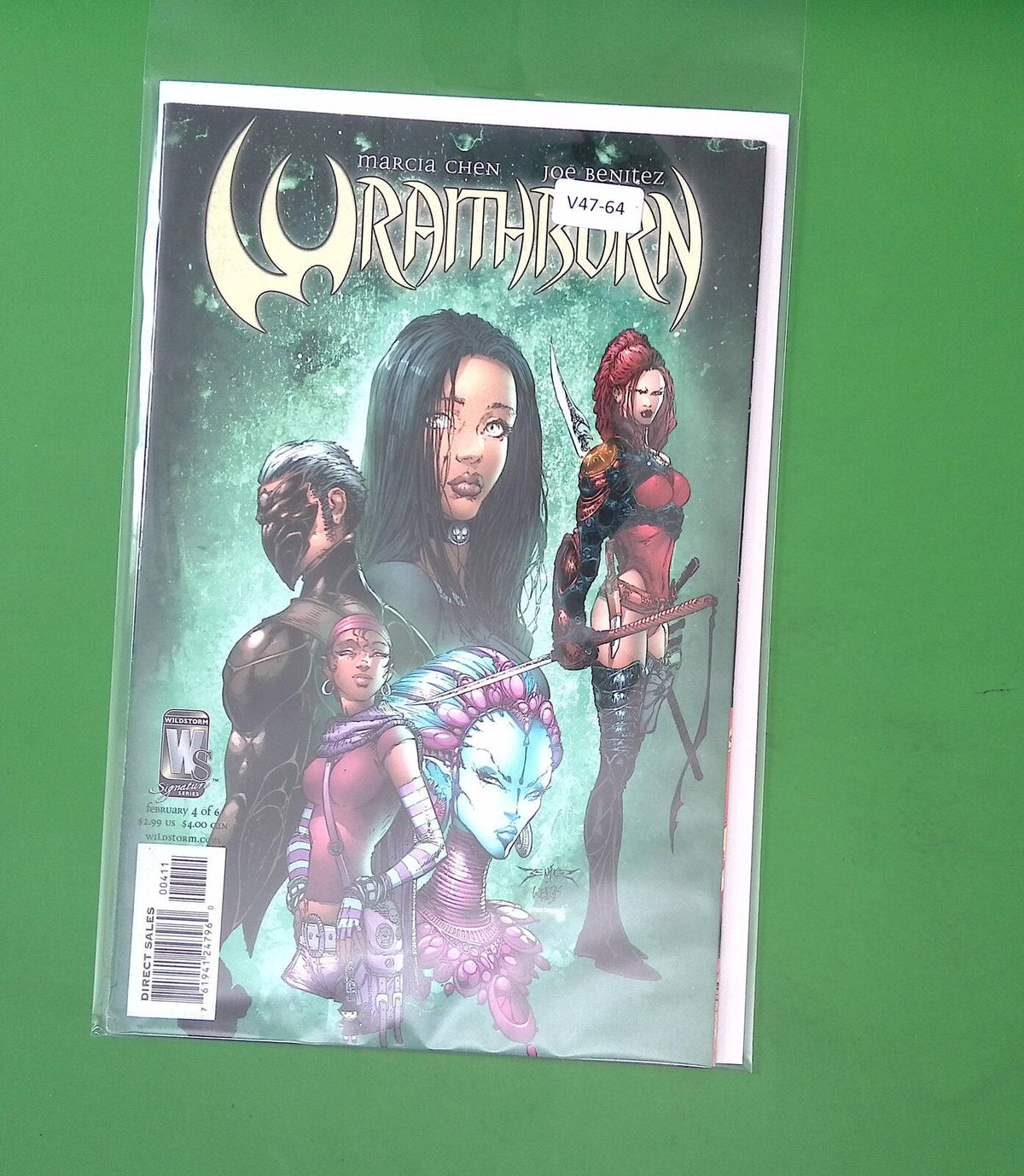 WRAITHBORN #4 8.0 WILDSTORM PRODUCTIONS COMIC BOOK V47-64