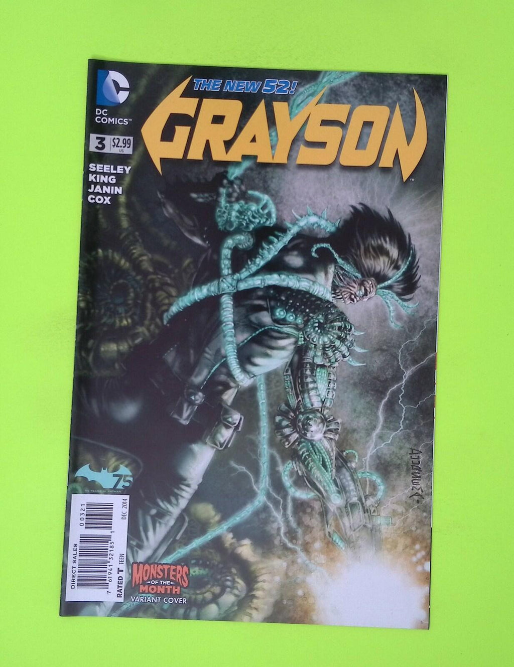 Grayson #3b 2014 DC Comics Variant High Grade Comic Book W88-116