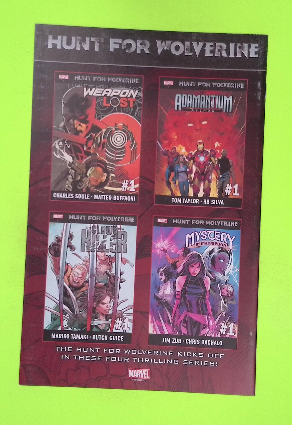 Weapon H #2 2018 Marvel Comics 8.0 Comic Book L51-170