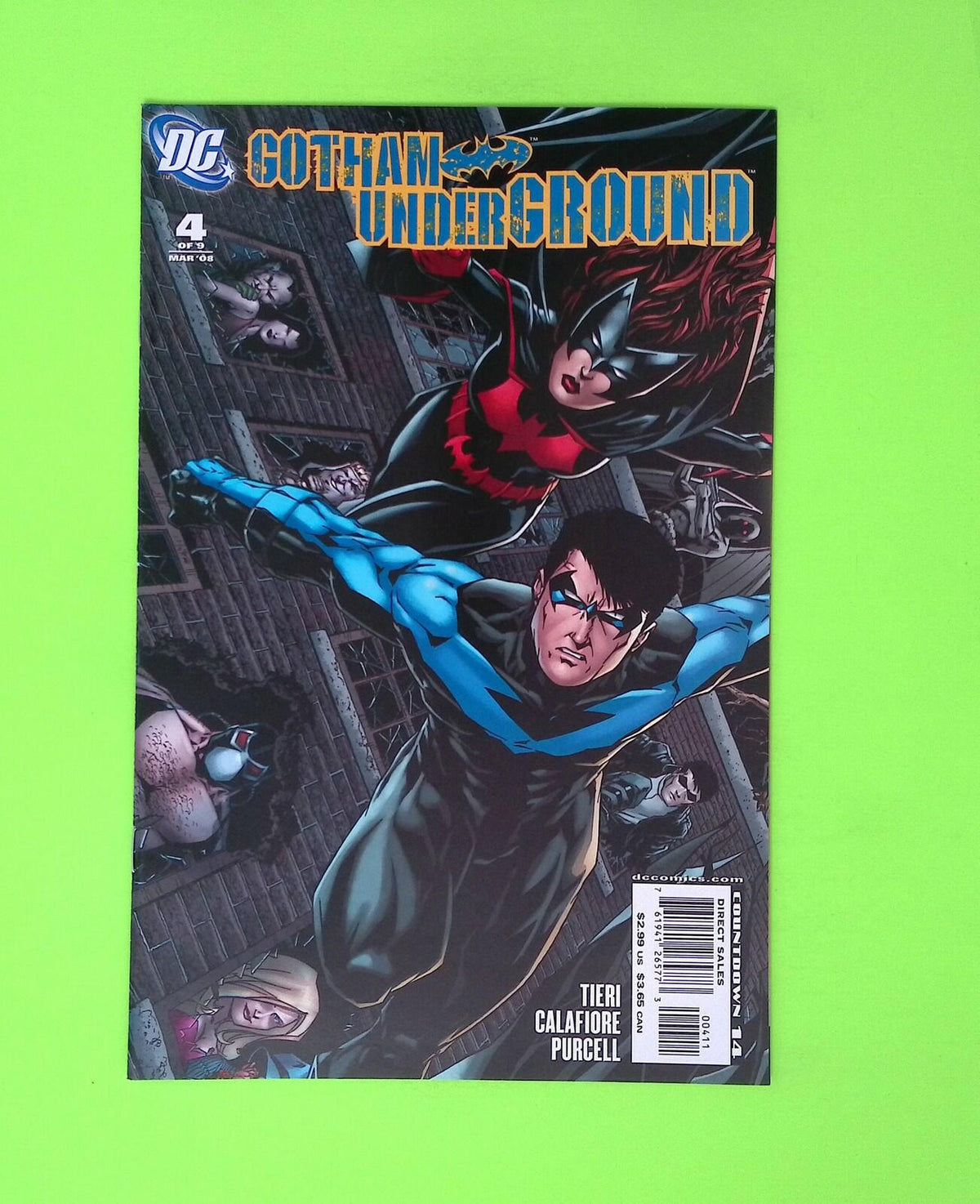 Gotham Underground #4 2008 DC Comics High Grade Comic Book B45-80