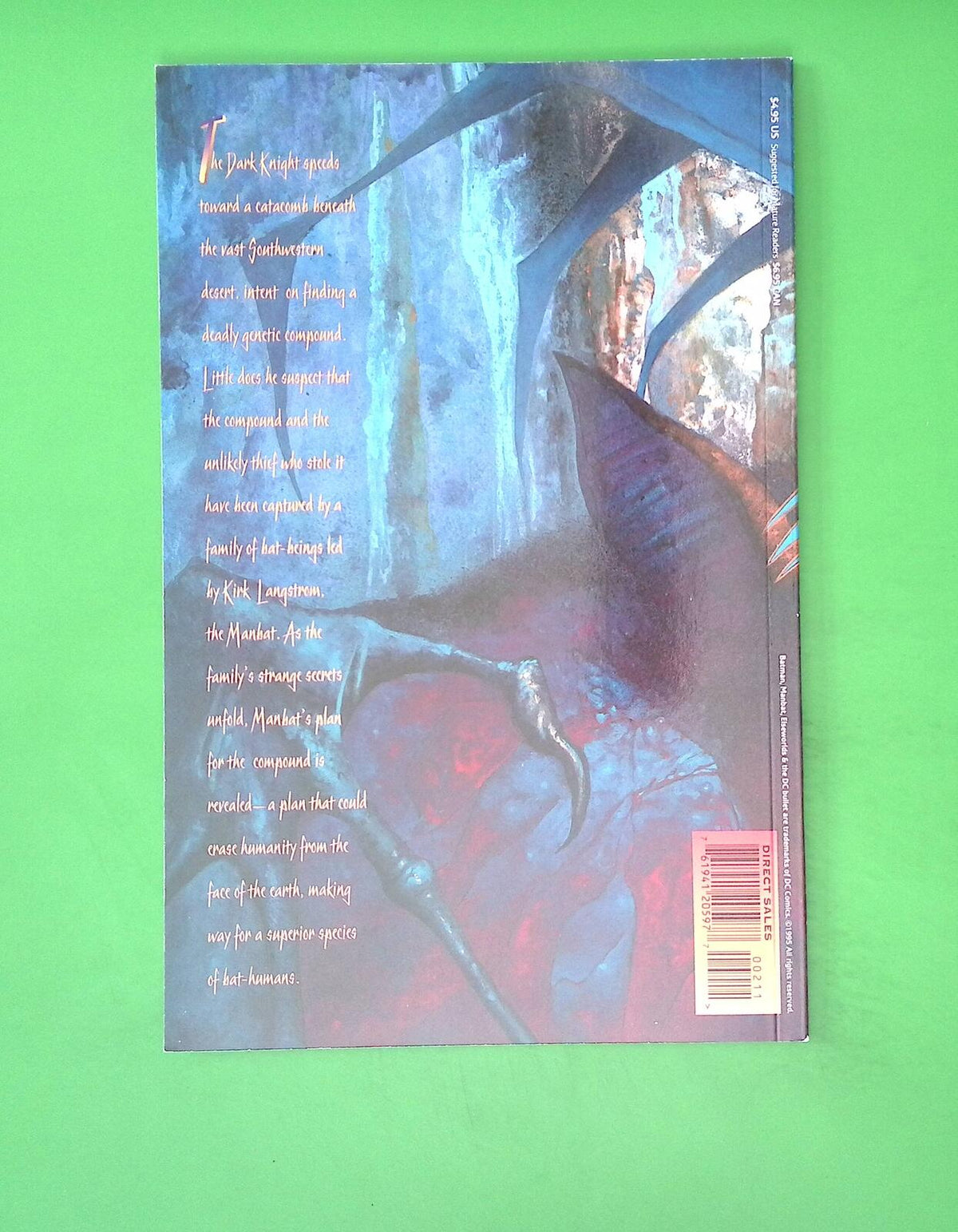 BATMAN: MANBAT #2 HIGH GRADE DC COMIC BOOK TS91-152