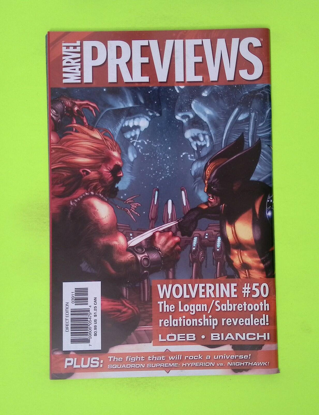Marvel Previews #39 Vol. 1 2006 Marvel Comics High Grade Comic Book W86-27