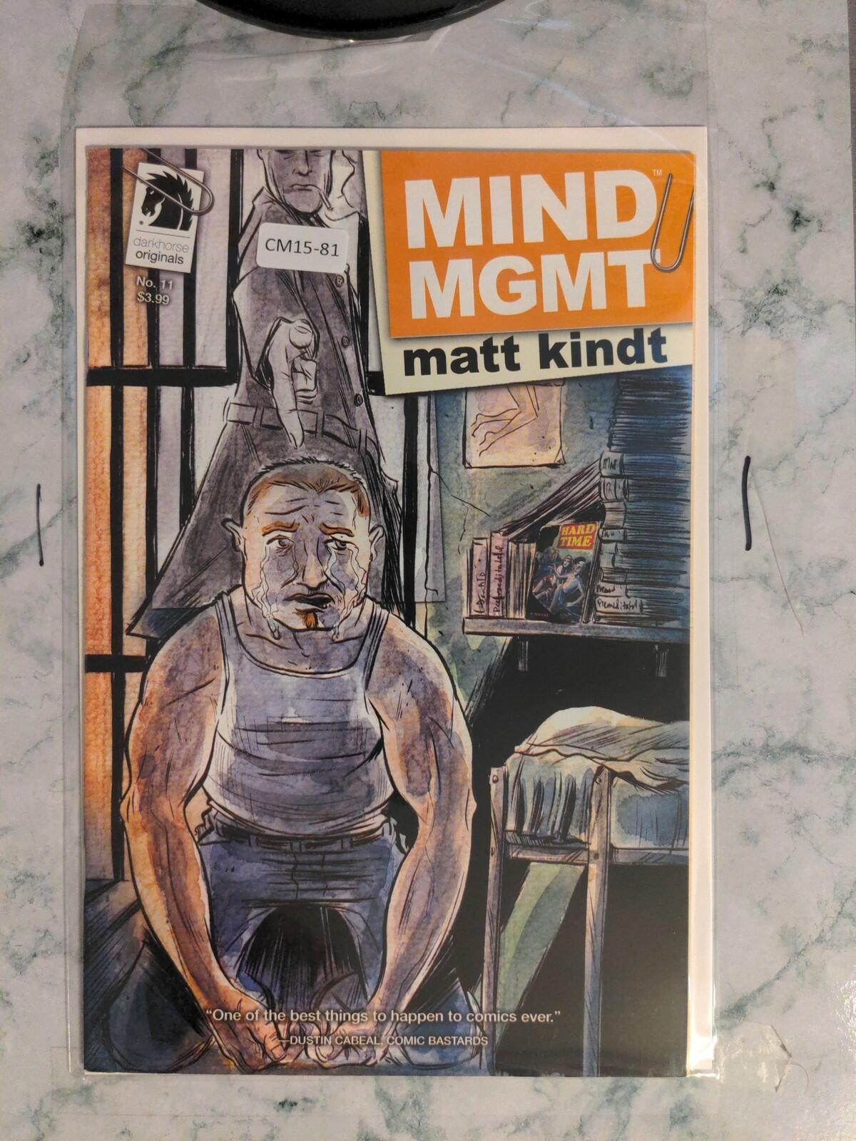 MIND MGMT #11 9.2 DARK HORSE COMIC BOOK CM15-81