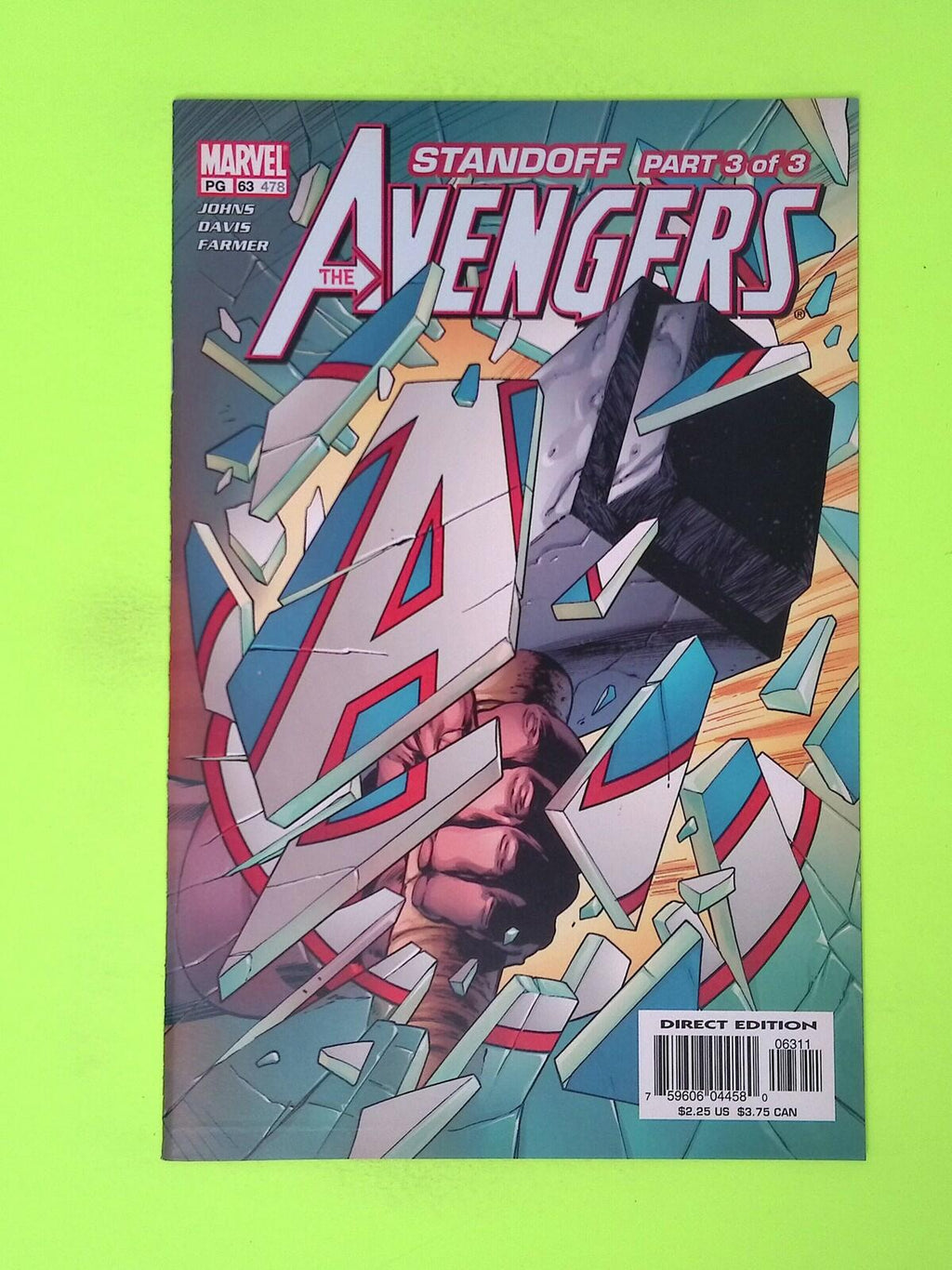 Avengers #63 Vol. 3 2003 Marvel Comics High Grade Comic Book W69-156