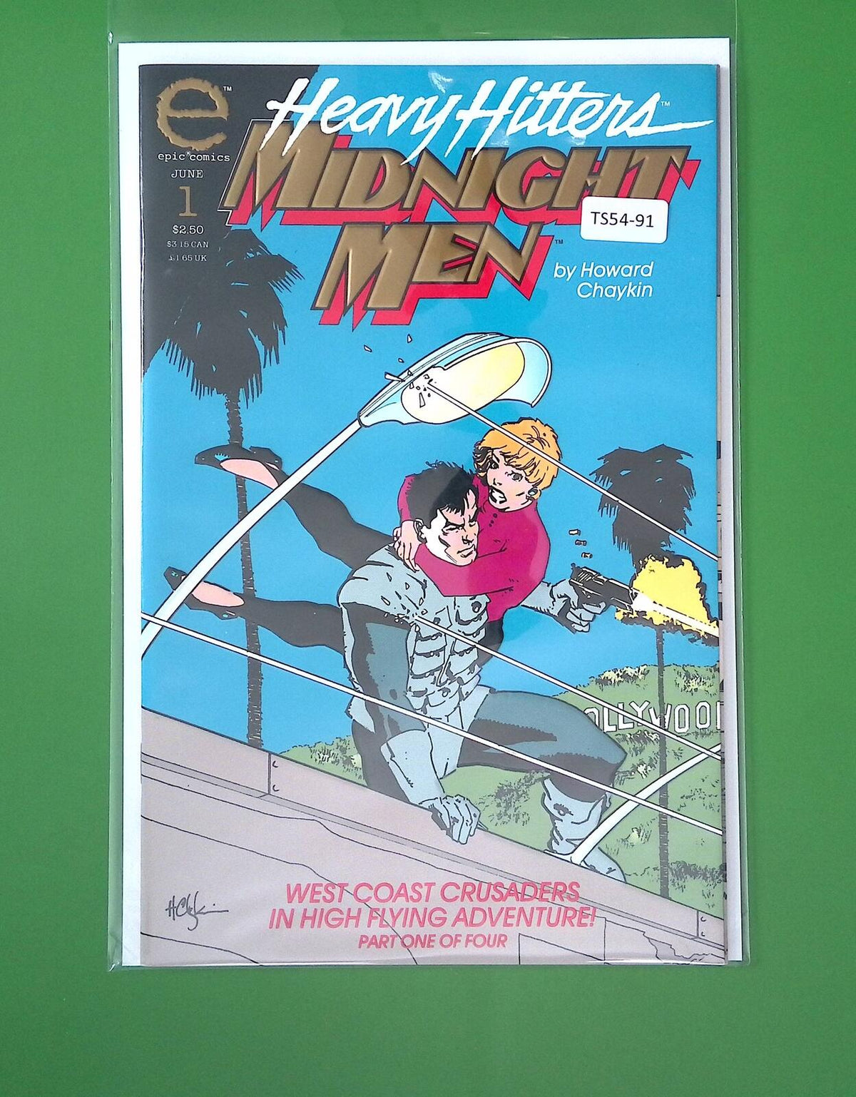 MIDNIGHT MEN #1 MINI HIGH GRADE EPIC COMIC BOOK TS54-91