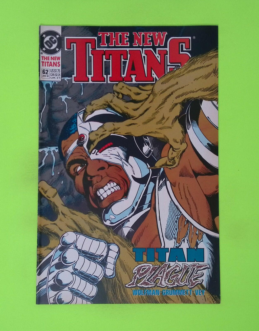 New Titans #62 1990 DC Comics 8.0 Comic Book W112-72