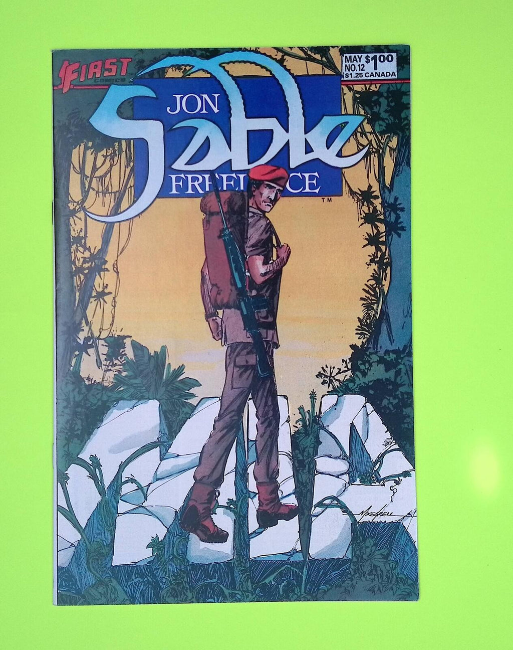 Jon Sable, Freelance #12 1984 First Comics 8.0 Comic Book A83-15