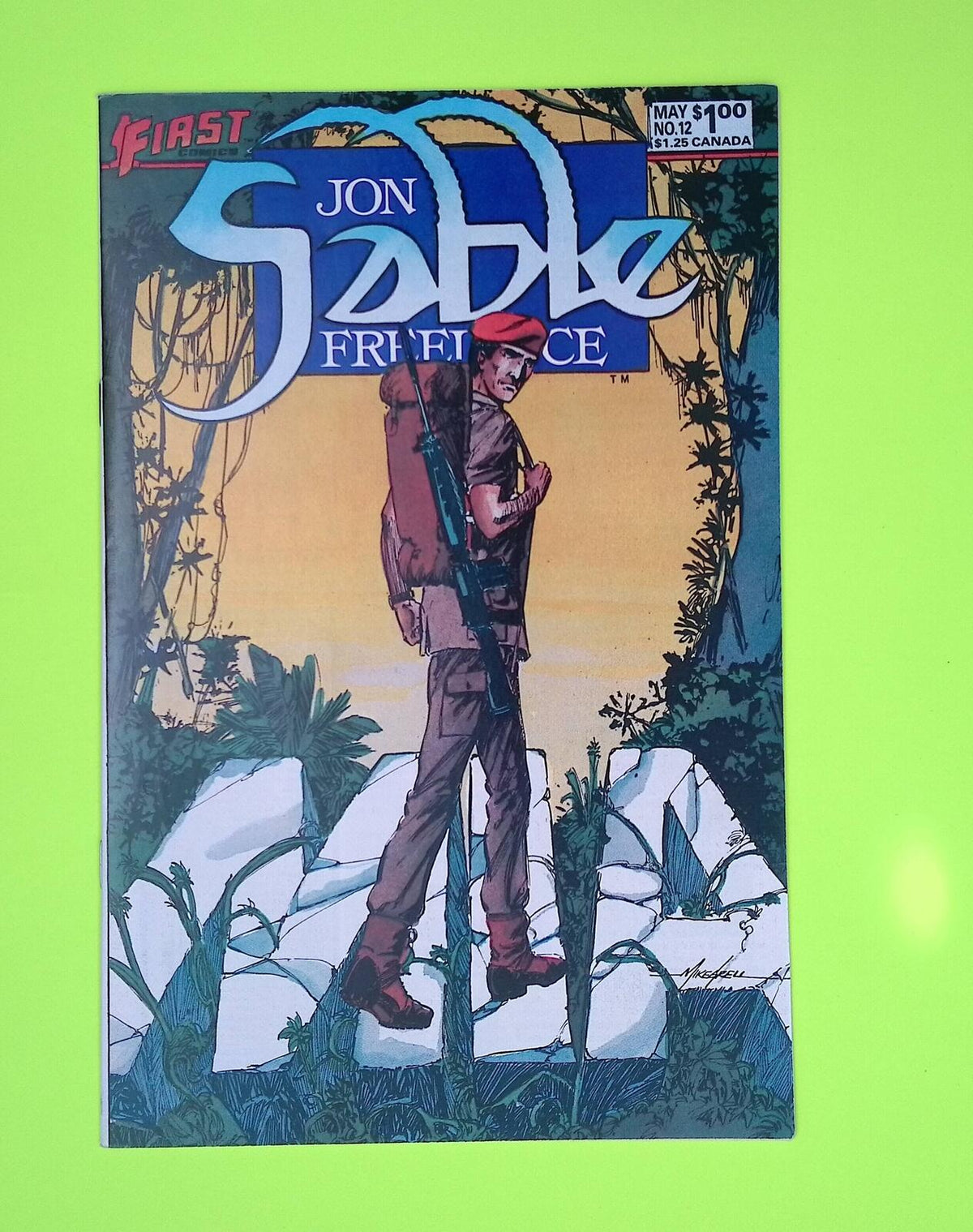 Jon Sable, Freelance #12 1984 First Comics 8.0 Comic Book A83-15