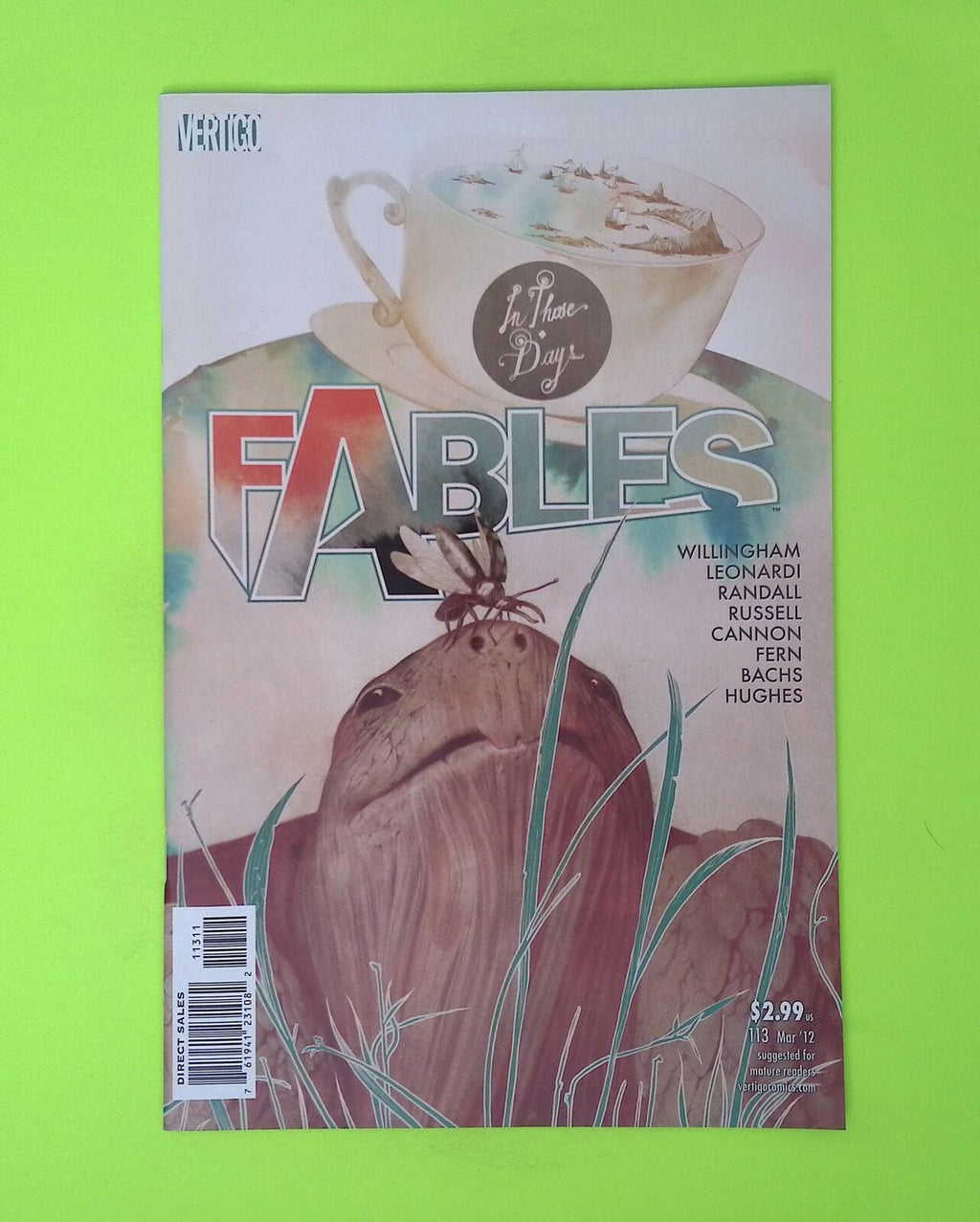 Fables #113 2012 Vertigo High Grade Comic Book P53-197