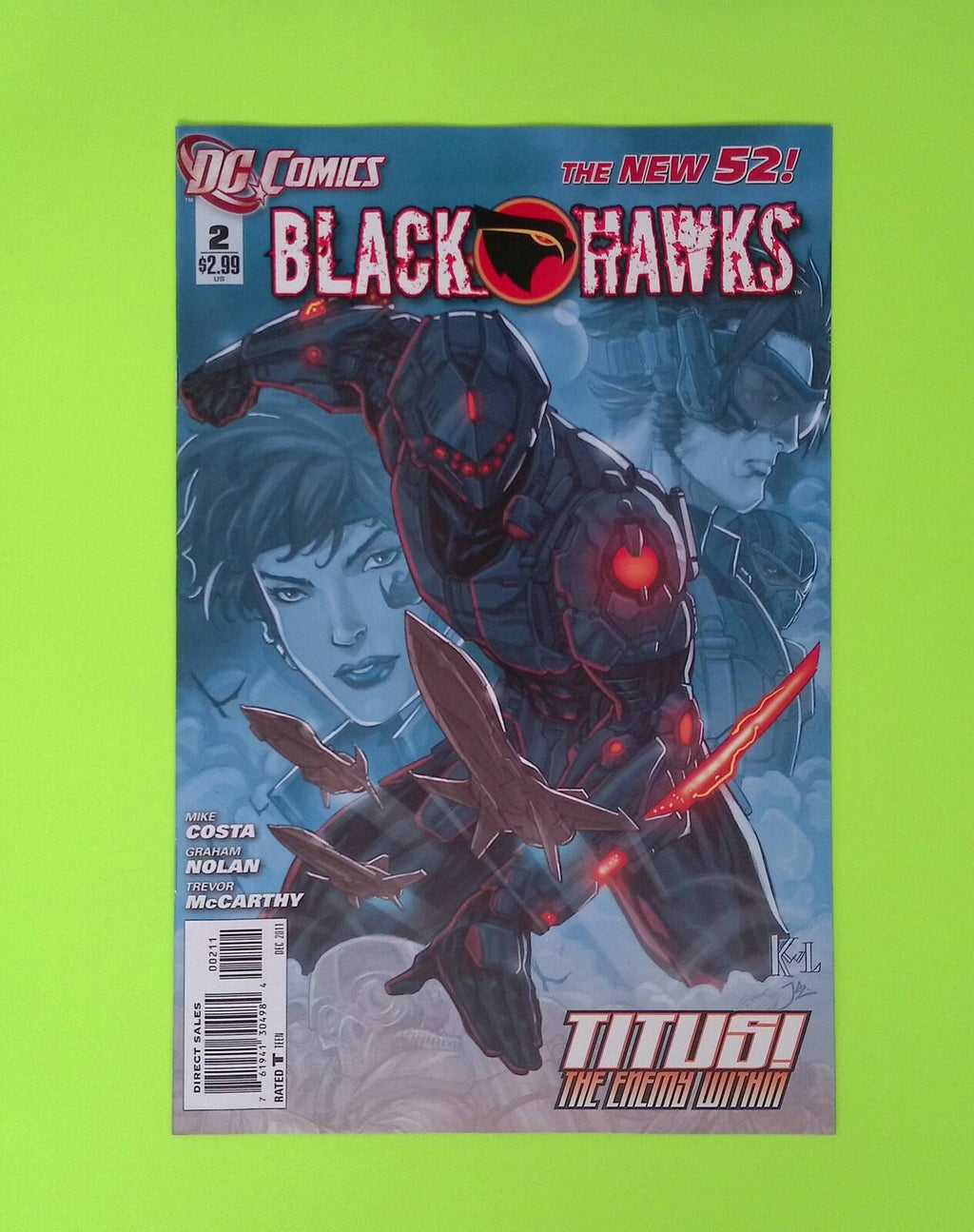 Blackhawks #2 2011 DC Comics High Grade Comic Book X262-92