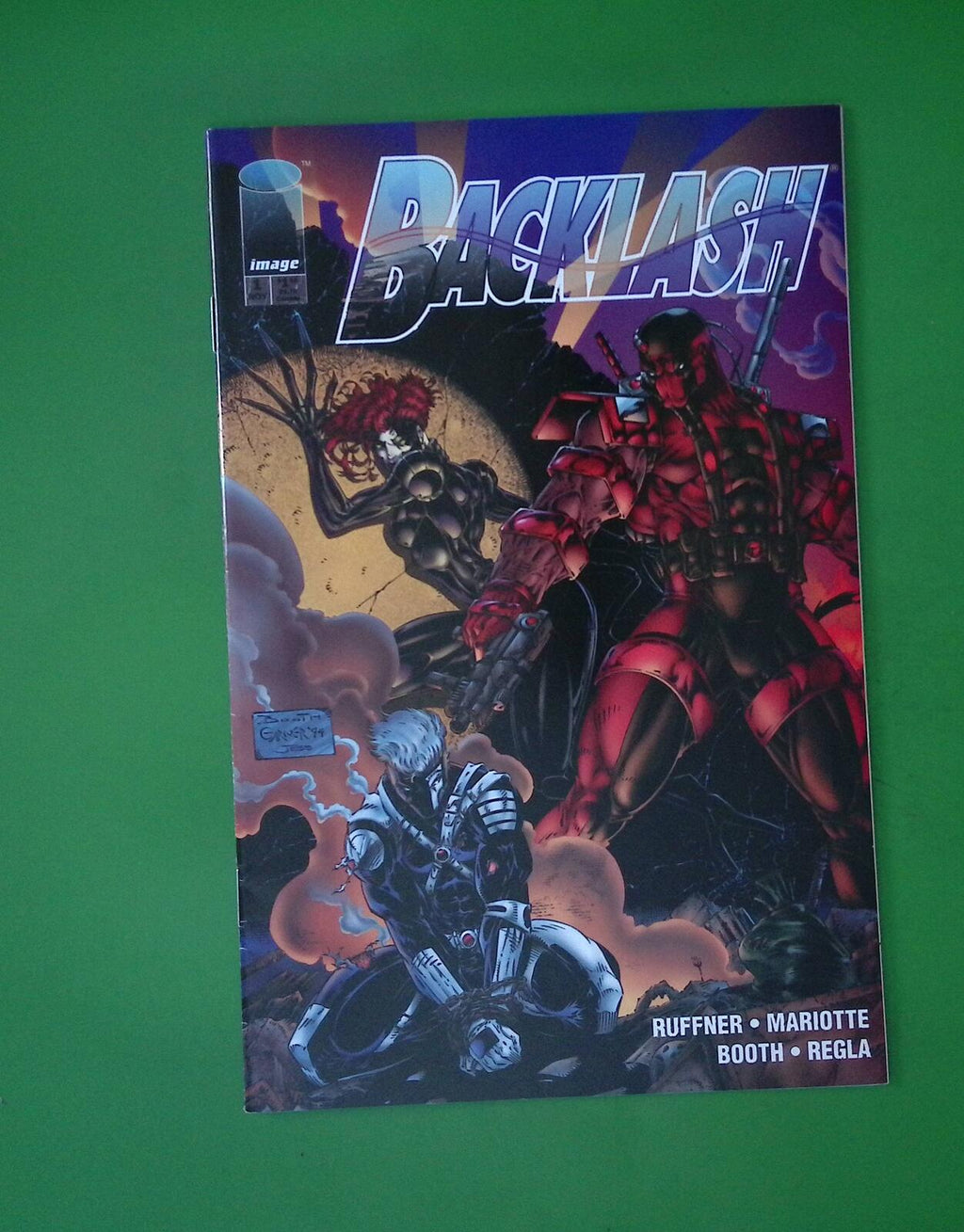 Backlash #1b 1994 Image Comics Variant Mid Grade Comic Book H89-186