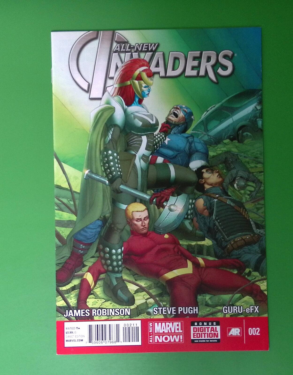 ALL-NEW INVADERS #2 HIGH GRADE MARVEL COMIC BOOK TS38-55