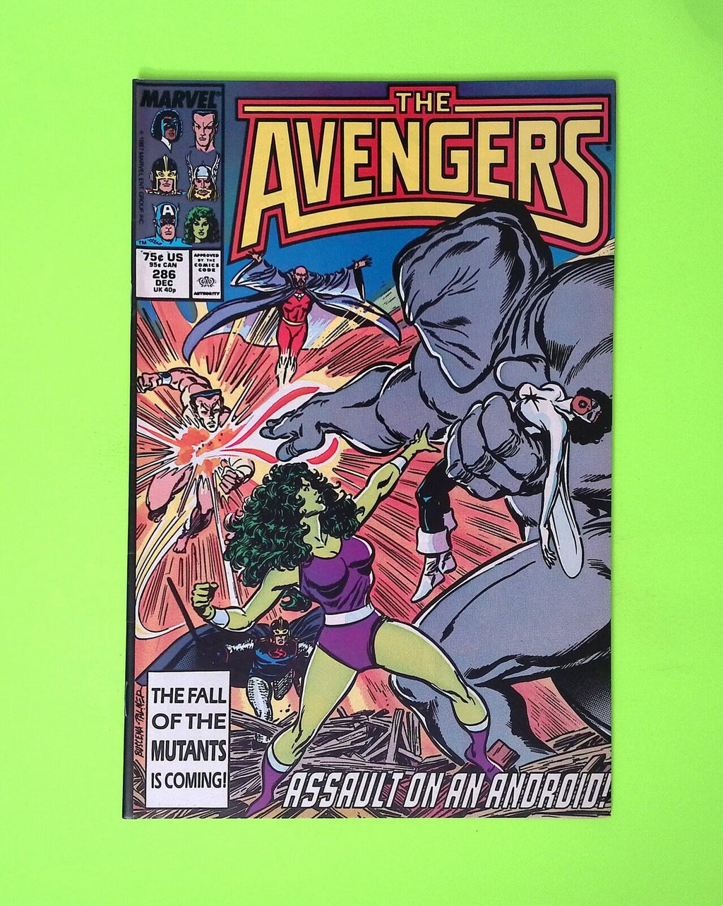 Avengers #286 Vol. 1 1987 Marvel Comics 8.0 Comic Book X192-55