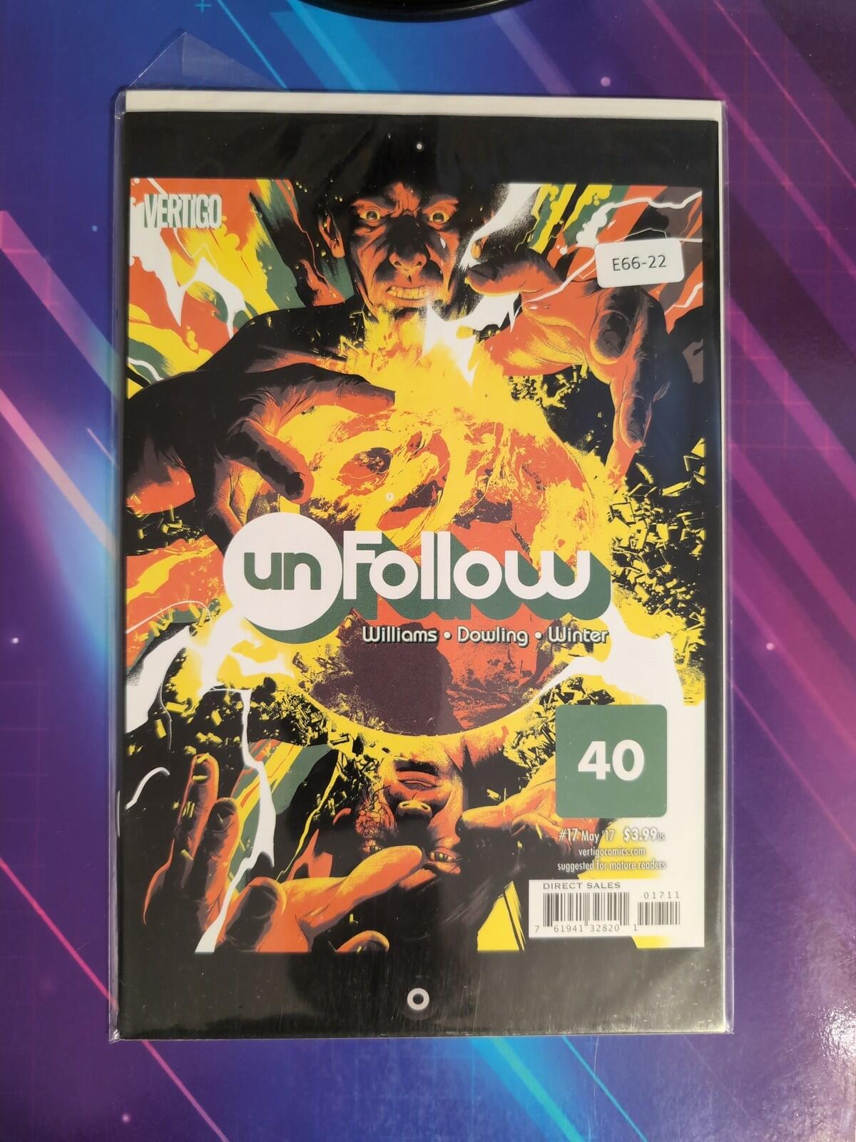 UNFOLLOW #17 HIGH GRADE VERTIGO COMIC BOOK E66-22