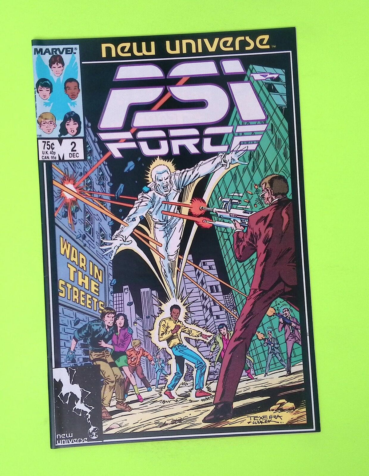 Psi-Force #2 1986 Marvel Comics 1st App 8.0 Comic Book W55-179